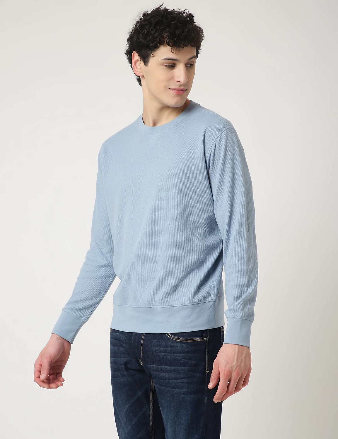 MARKS SPENCER Full Sleeve Self Design Men Sweatshirt Price History