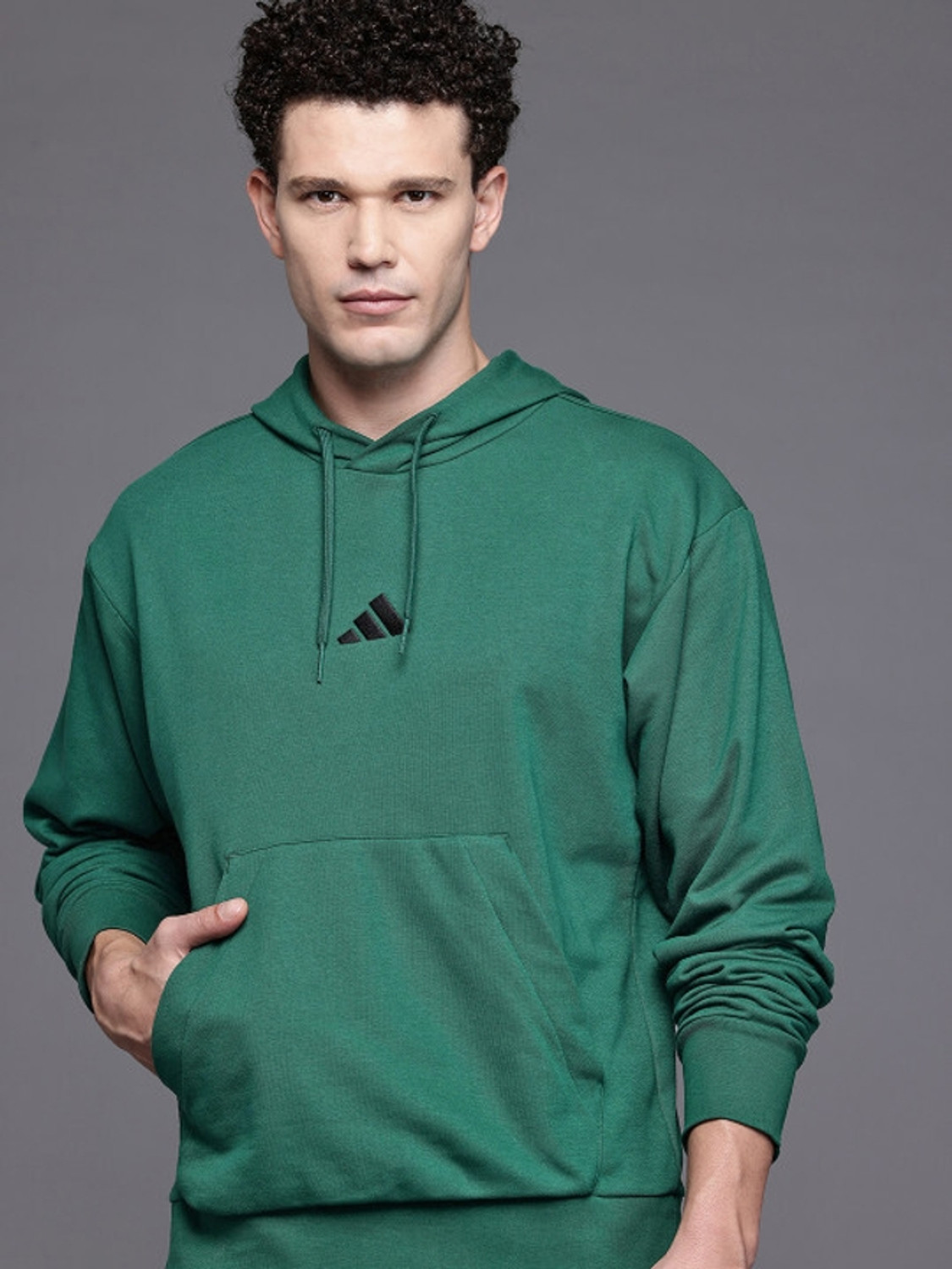 ADIDAS Full Sleeve Solid Men Sweatshirt