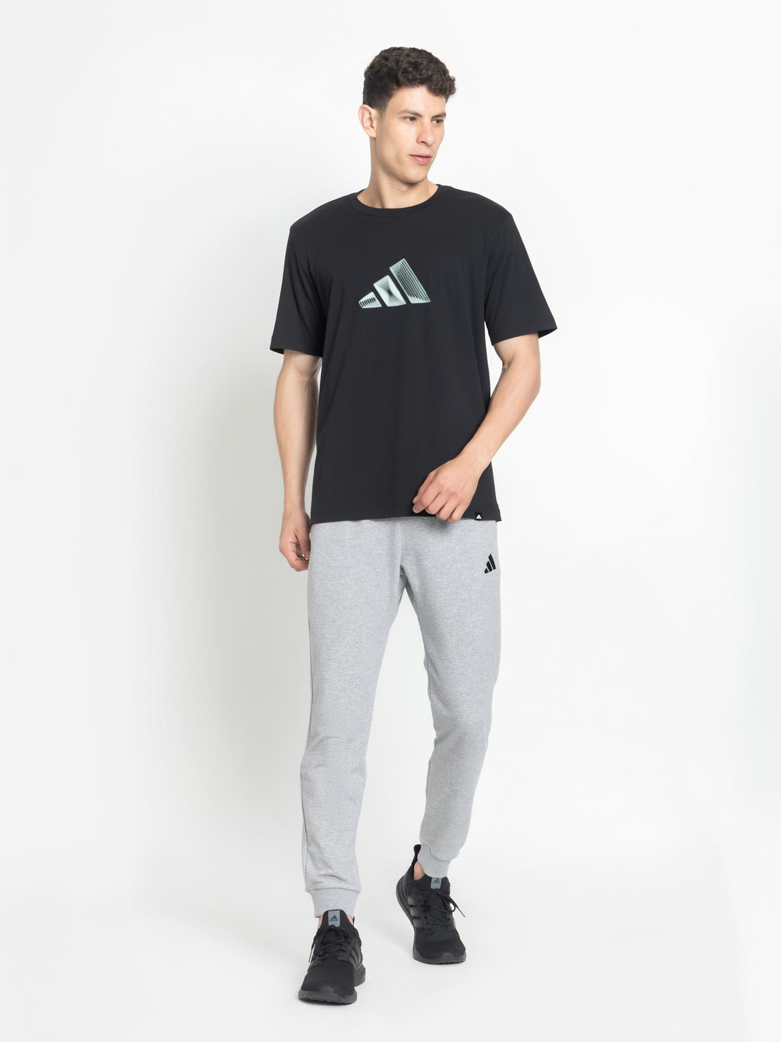 Image of TOMMY HILFIGER Men Printed Crew Neck Pure Cotton White T-Shirt