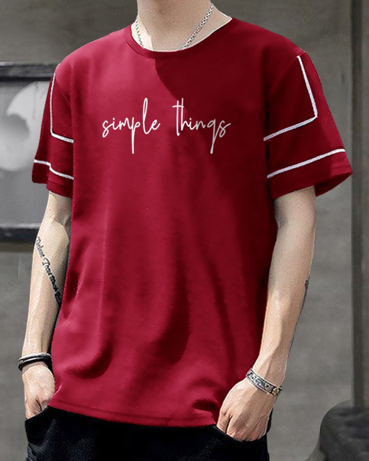 Noble red t shirt on sale