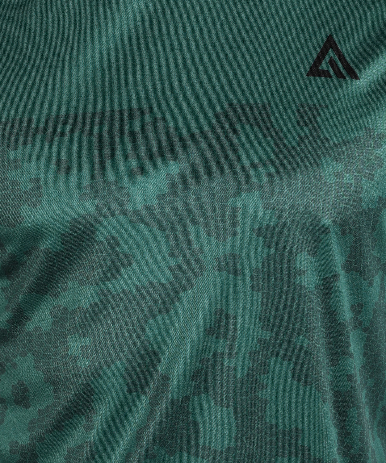 Image of Adrenex Printed Men Round Neck Green T-Shirt