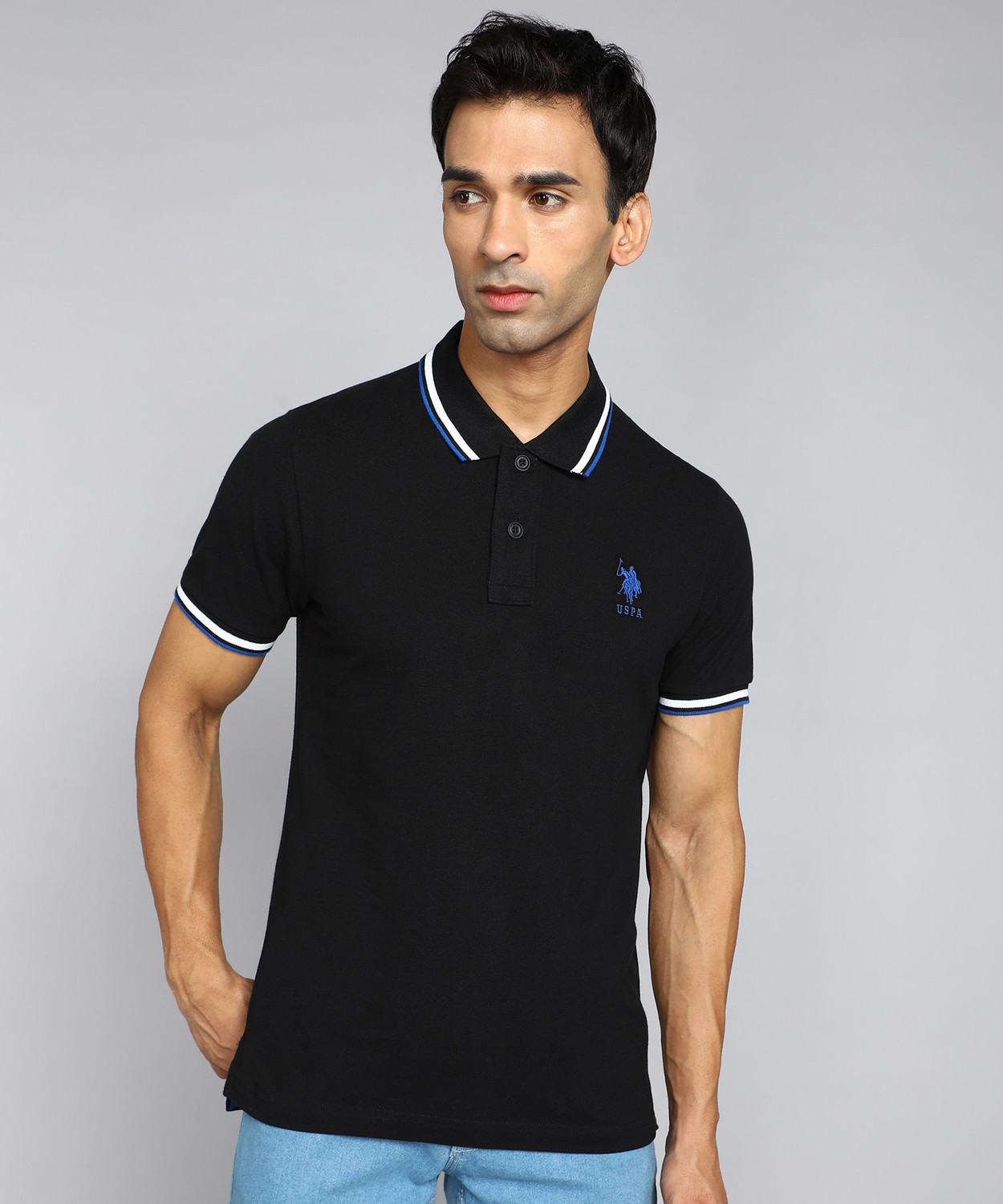 Us polo hot sale black shirt price