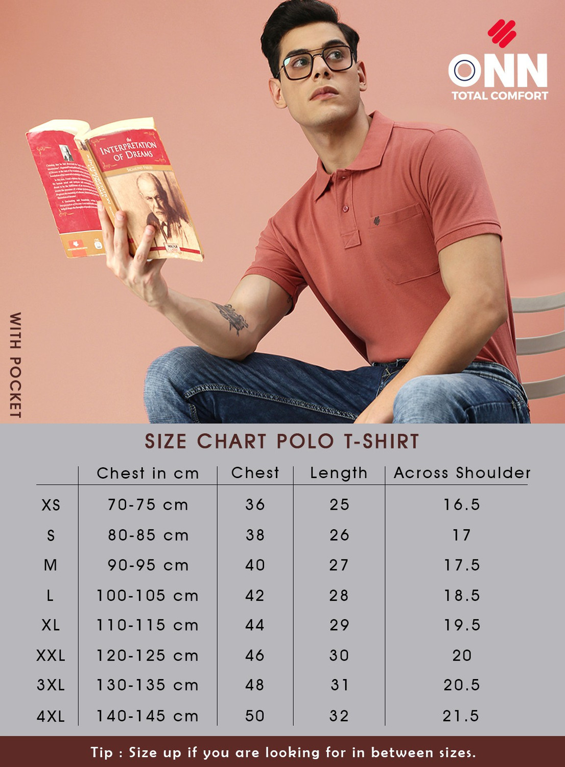 Image of ONN Solid Men Polo Neck Yellow T-Shirt