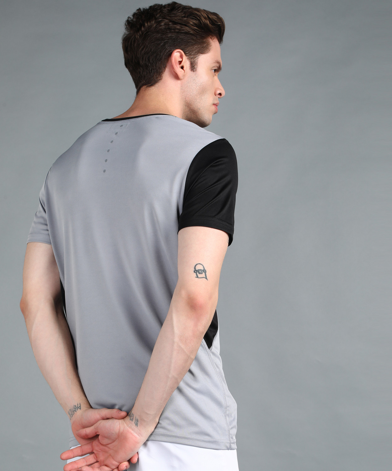 Image of Adrenex Printed Men Round Neck Multicolor T-Shirt