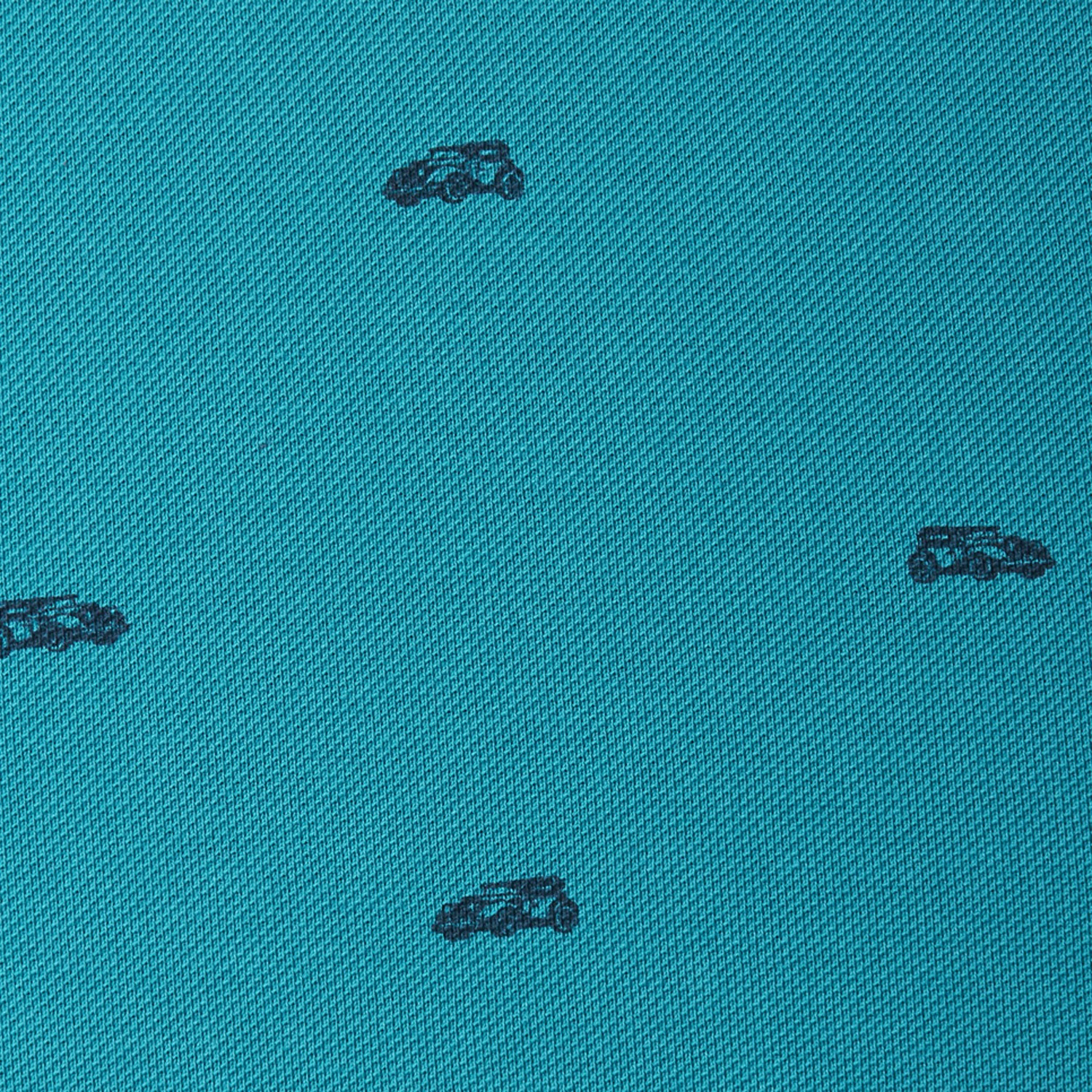 Image of Byford by Pantaloons Printed Men Polo Neck Blue T-Shirt