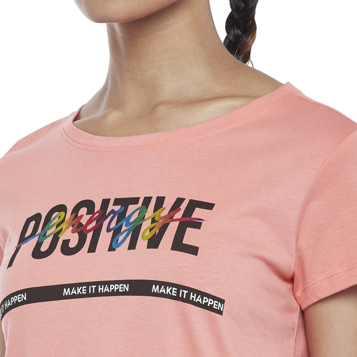 Image of Ajile By Pantaloons Typography Women Round Neck Red T-Shirt