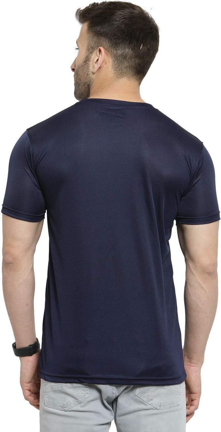 Image of AWG Solid Men Round Neck Multicolor T-Shirt