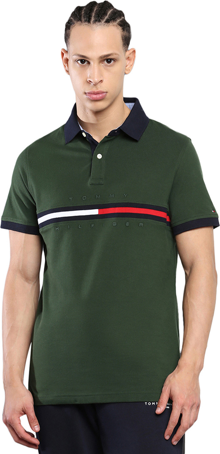 Tommy hilfiger sales green t shirt