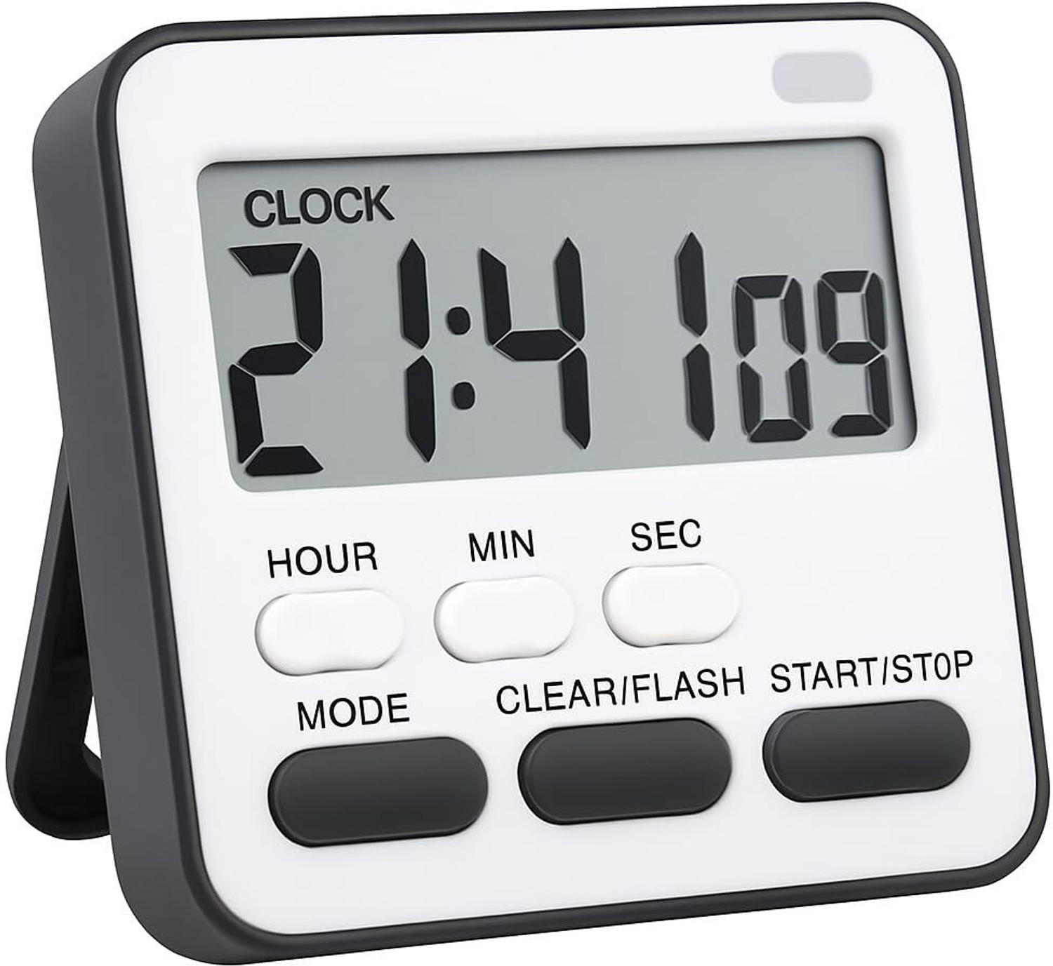 AERYS Digital Black Clock