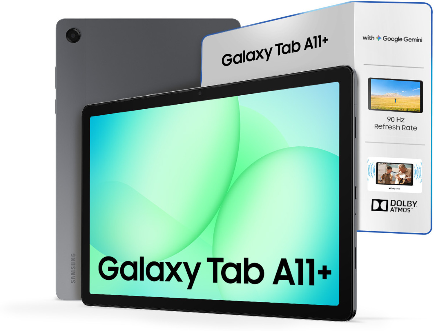 Samsung Galaxy Tab A11+ 6 GB RAM 128 GB ROM 11 inch with Wi-Fi+5G Gaming Tablet (Gray)