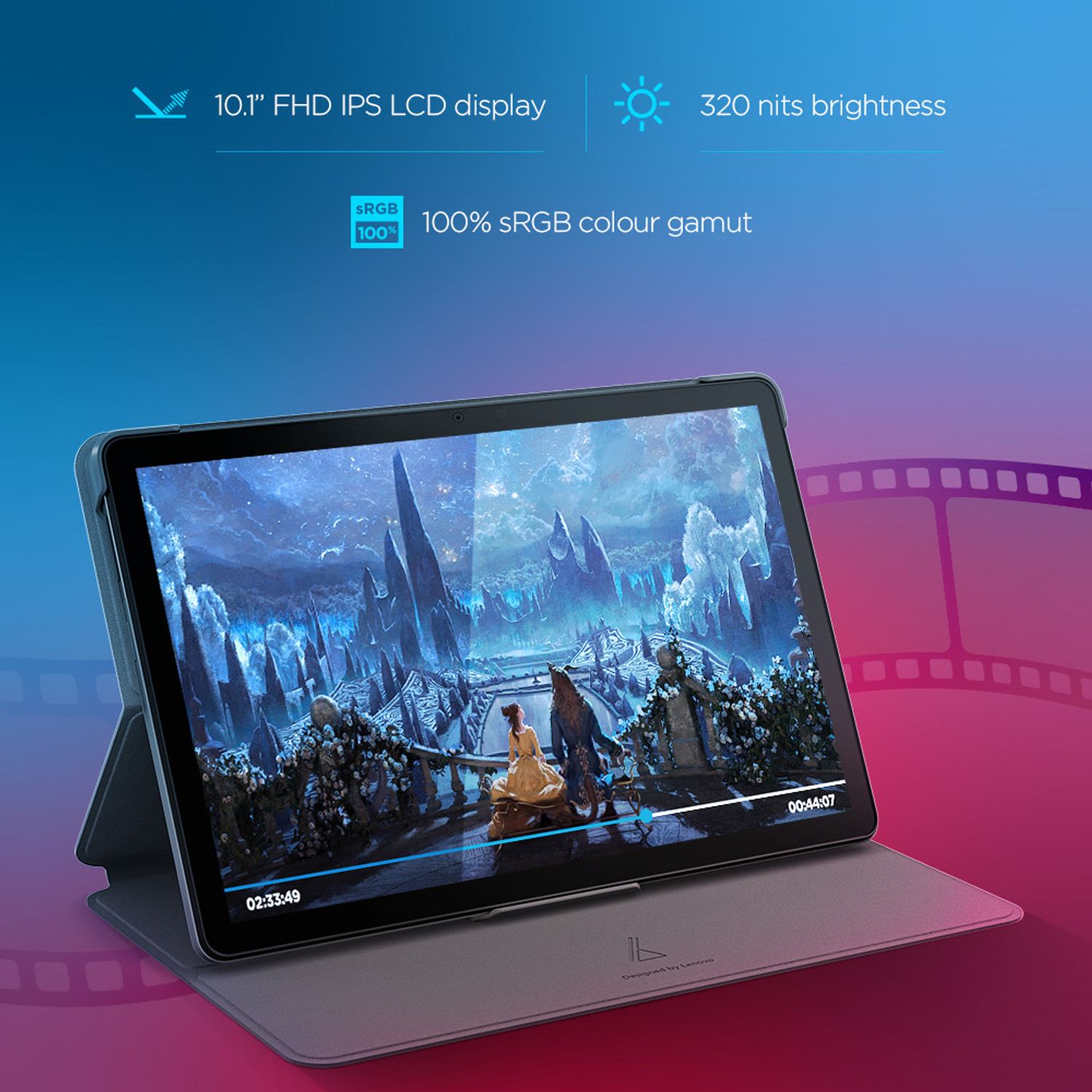 Image of Lenovo Tab M10 FHD 3rd Gen 4 GB RAM 64 GB ROM 10.1 inch with 4G Unisoc T610 Octa Core Processor Tablet (Storm Grey)