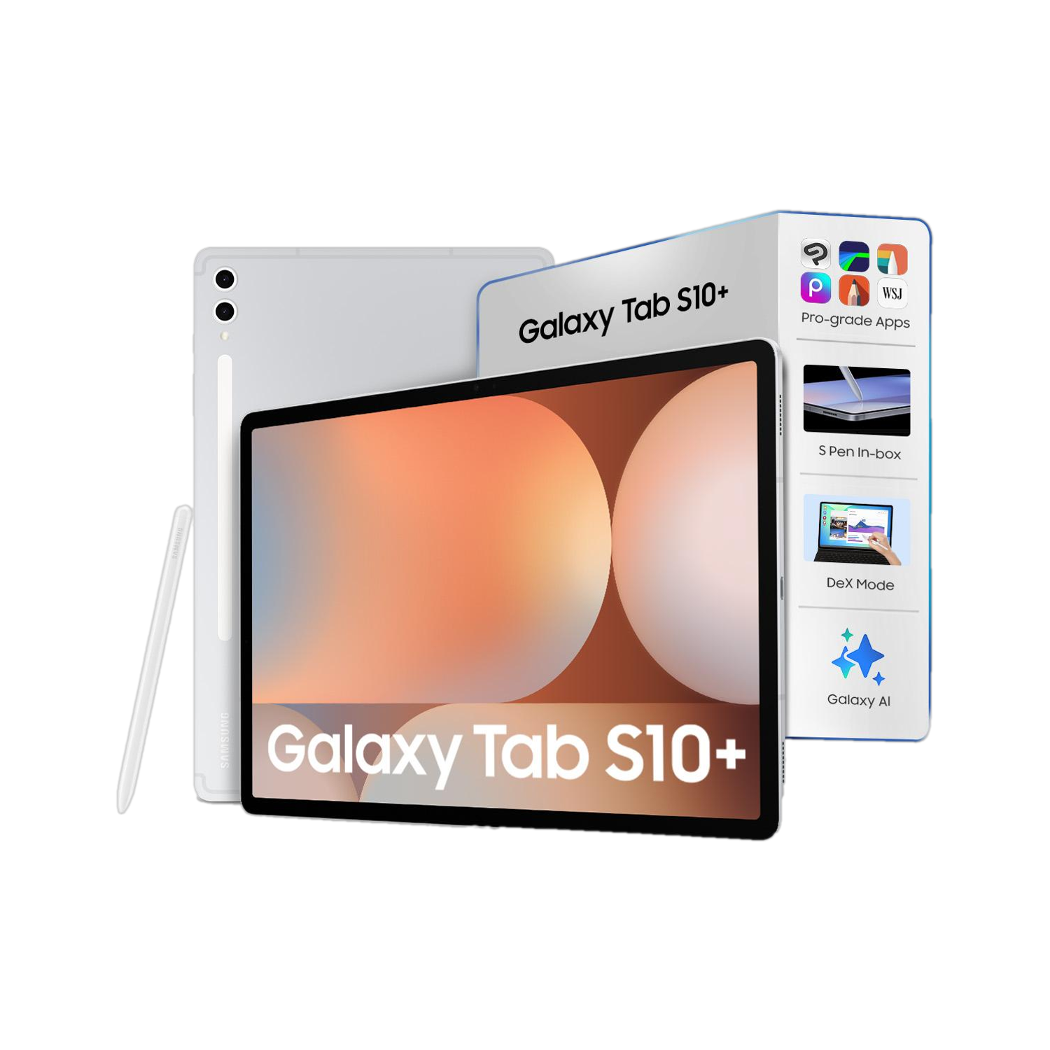 SAMSUNG Galaxy Tab S10+ 12 GB RAM 256 GB ROM 12.4 inch with Wi-Fi+5G Gaming Tablet (Platinum Silver)