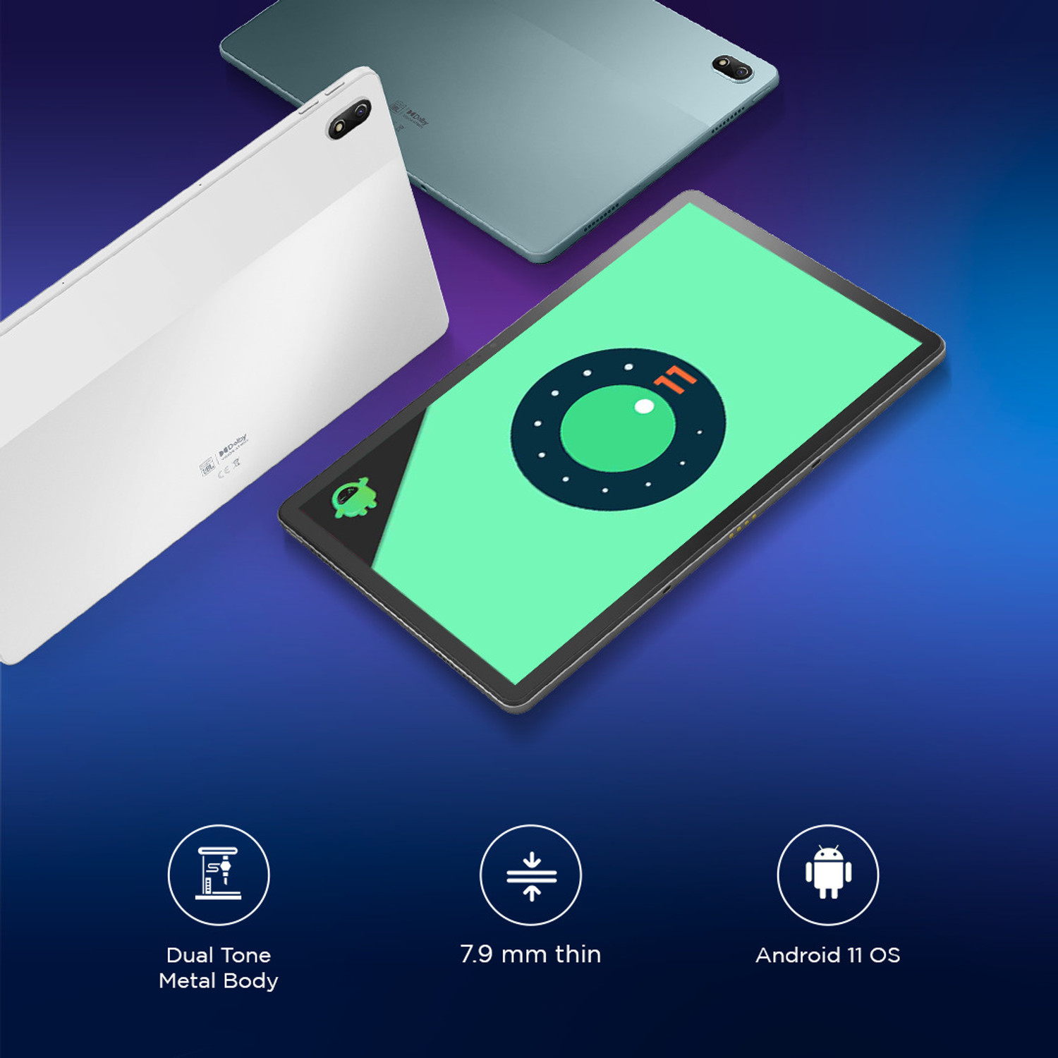 Image of Lenovo Tab P11 5G 8 GB RAM 256 GB ROM 11.0 inch with Wi-Fi+5G Qualcomm Snapdragon 750G Tablet (Storm Grey)