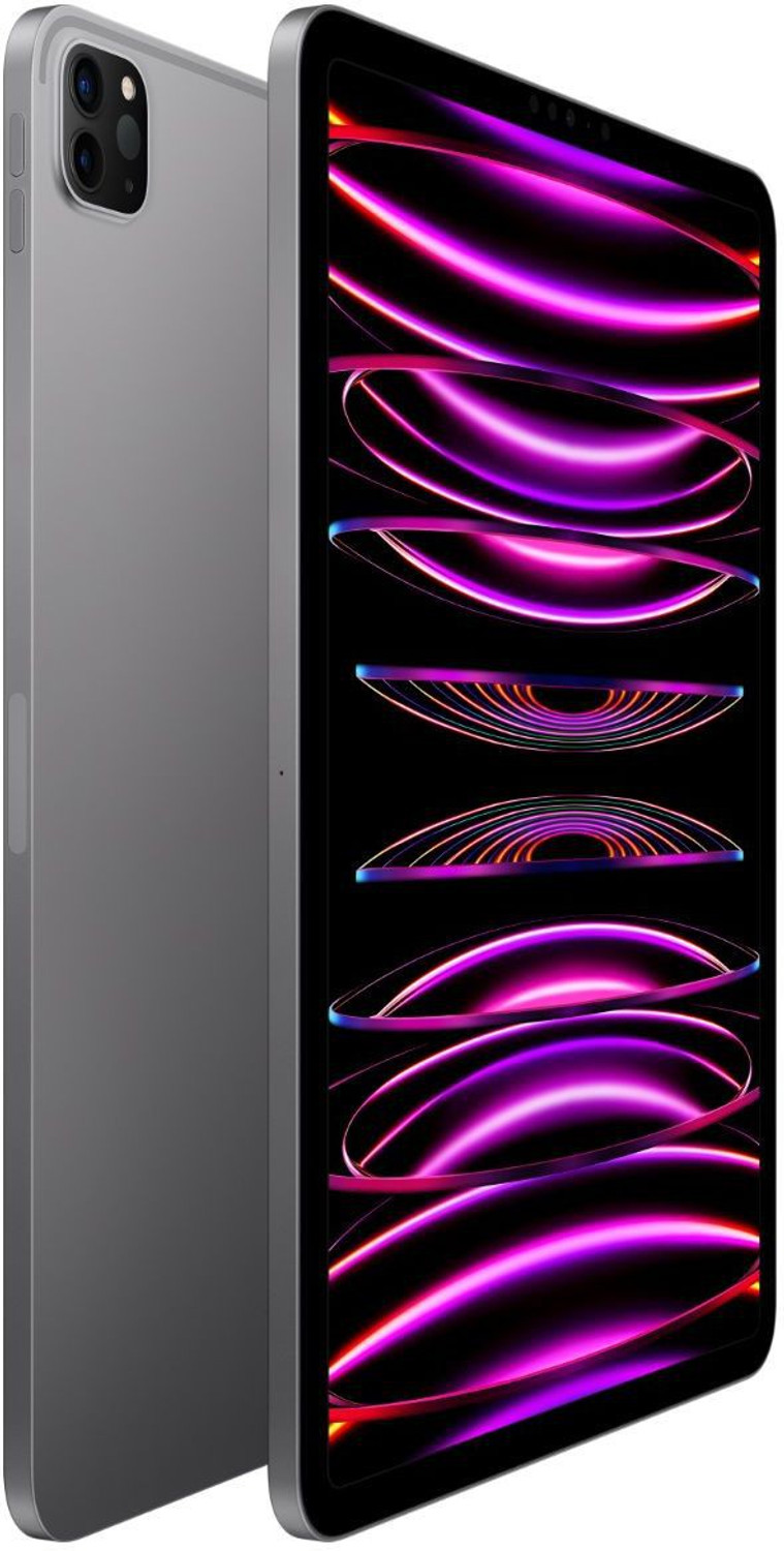 Image of Apple 2022 iPad Pro (4th Gen) 128 GB ROM 11.0 inch with Wi-Fi Only Apple M2 chip (Space Grey)