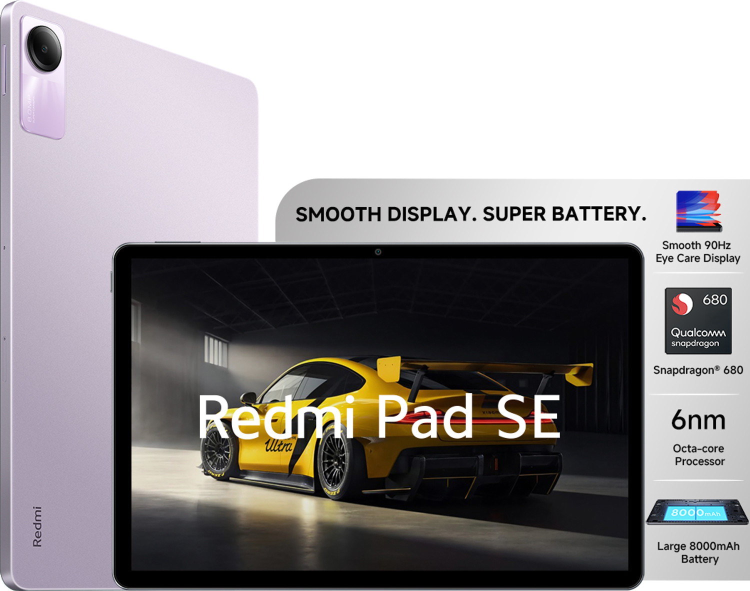 REDMI Pad SE 8 GB RAM 128 GB ROM 11.0 inch with Wi-Fi Only Tablet (Lav