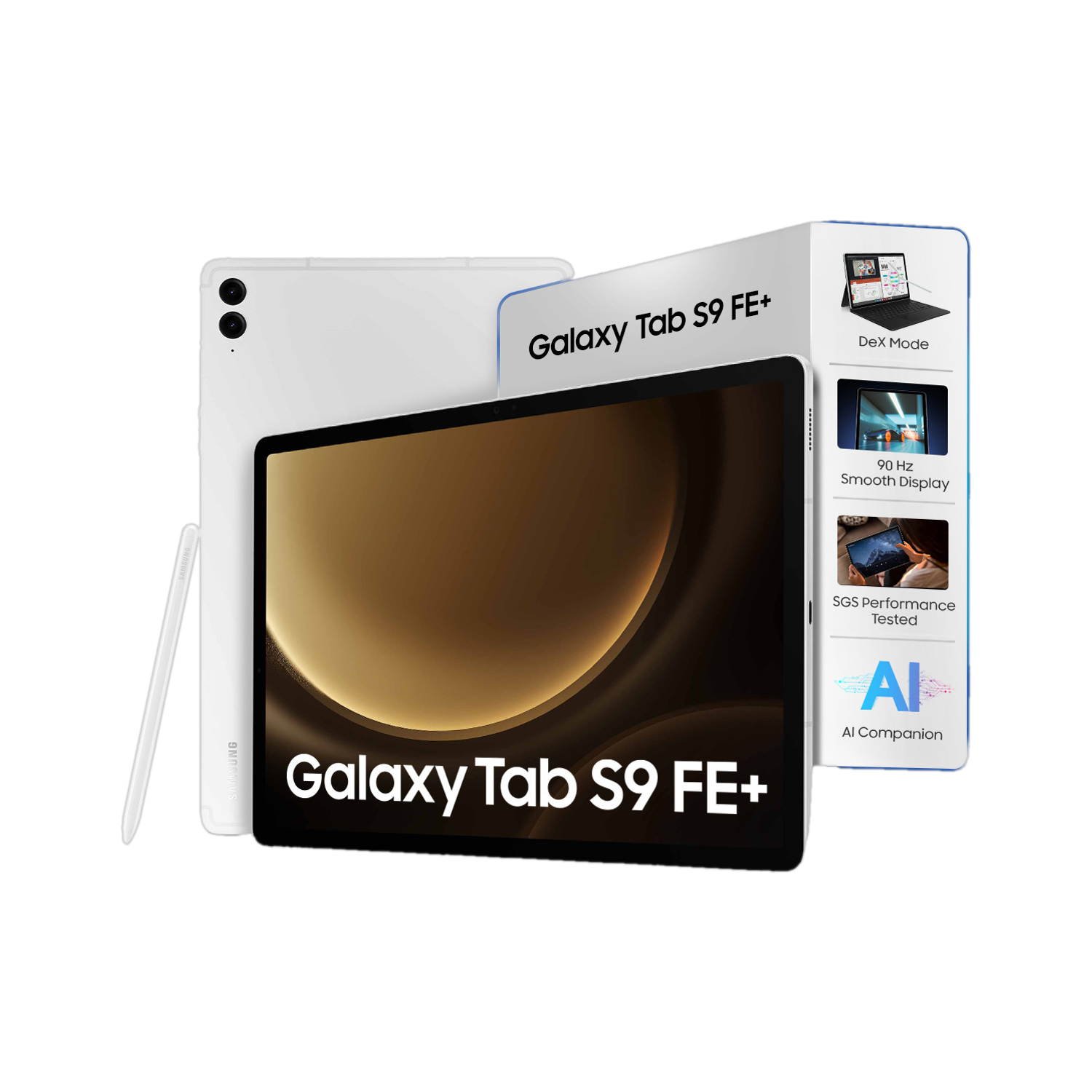 SAMSUNG Galaxy Tab S9 FE+ 8.0 GB RAM 128 GB ROM 12.4 Inch with Wi-Fi Only Tablet (Silver)