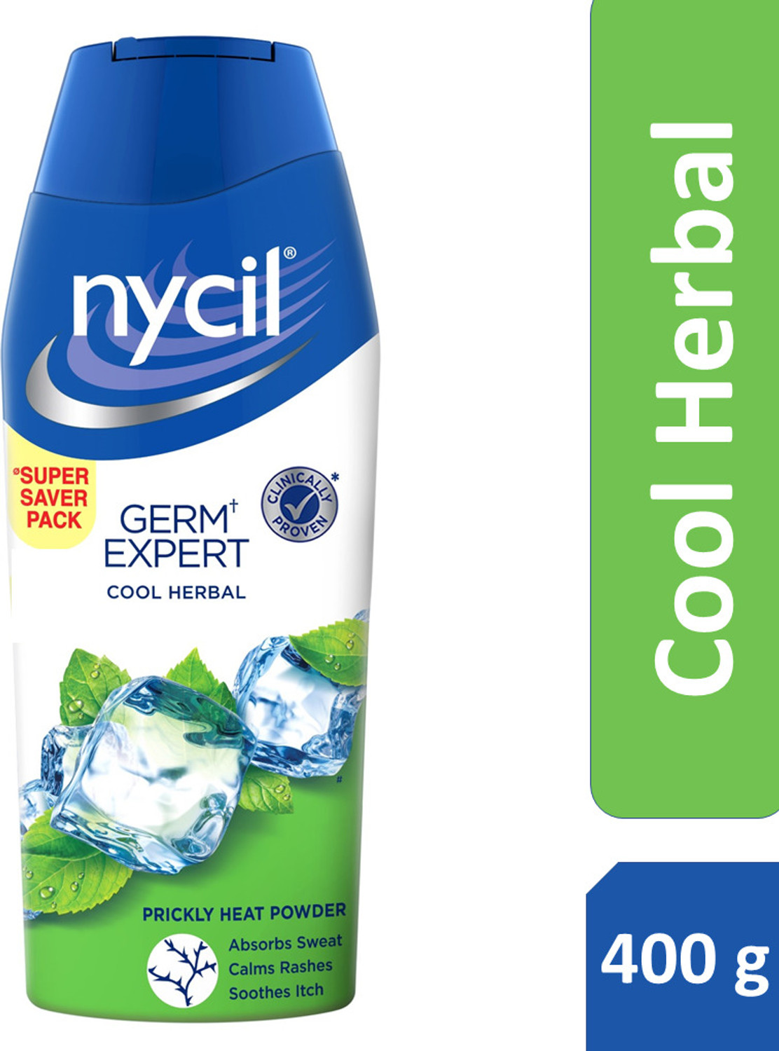 NYCIL Herbal Prickly Heat Talcum Powder – Cooling Relief