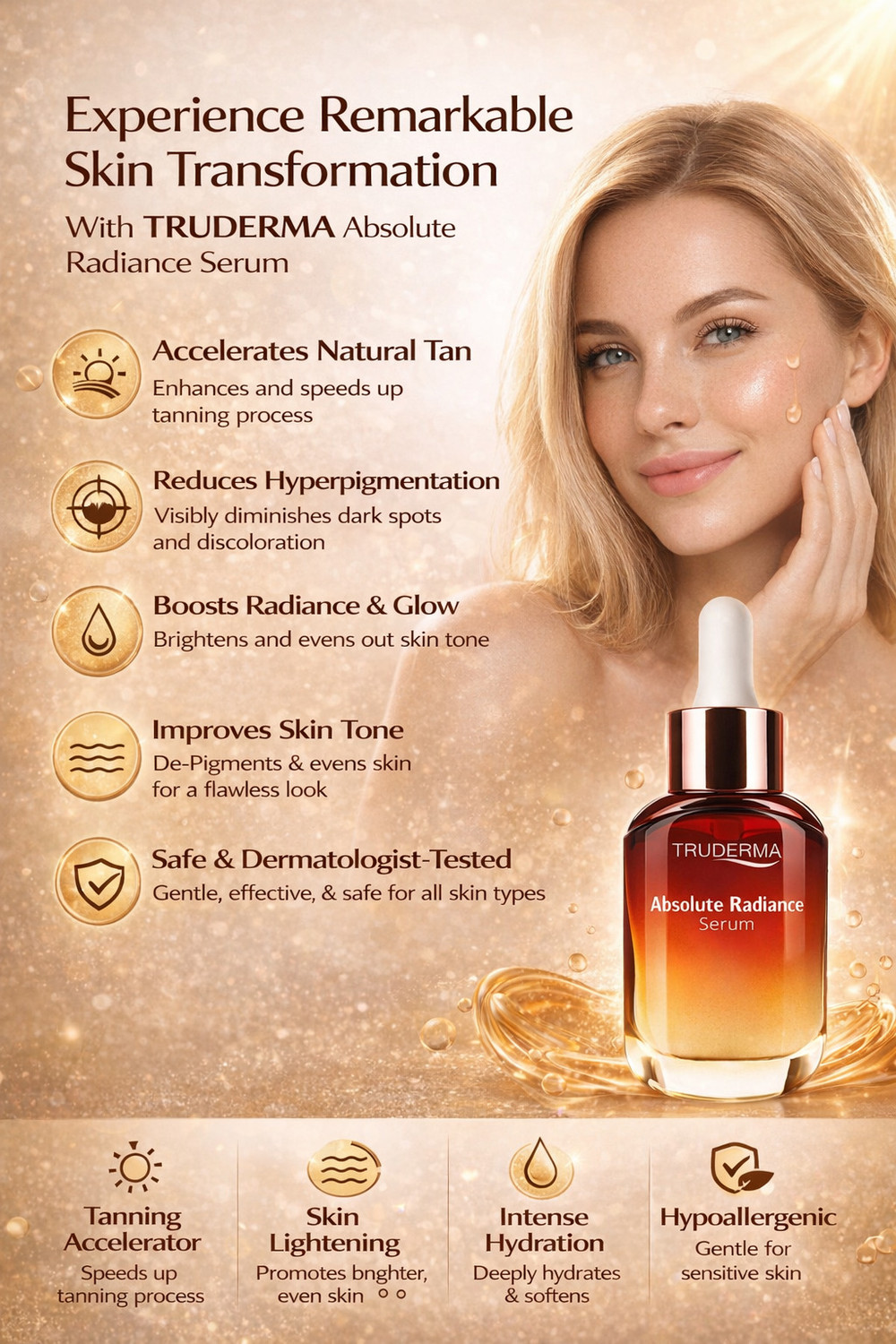 Image of Truderma Absolute Radiance Serum 30 ml Tanning Liquid
