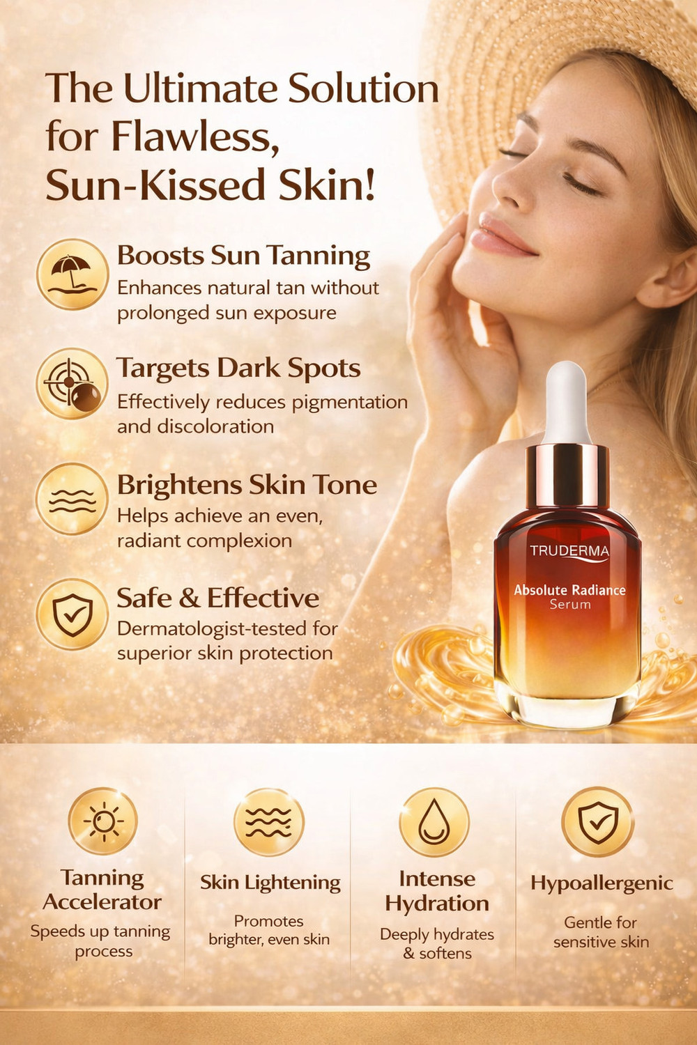 Image of Truderma Absolute Radiance Serum 30 ml Tanning Liquid