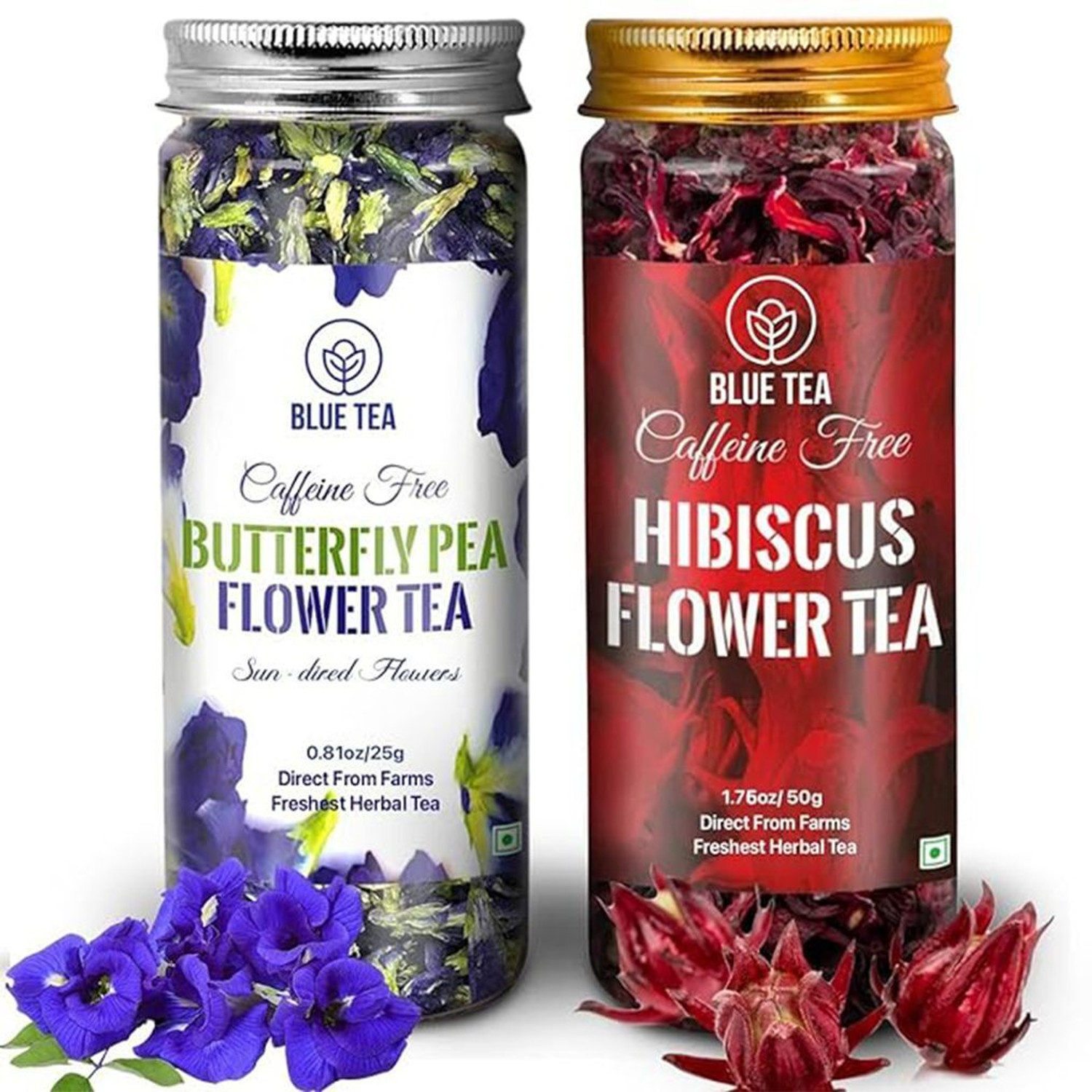 Image of zawaa Boba Tea Assorted Popping Boba Pearls-Blueberry & Strawberry | Tea Plastic Bottle (2 x 300 g)