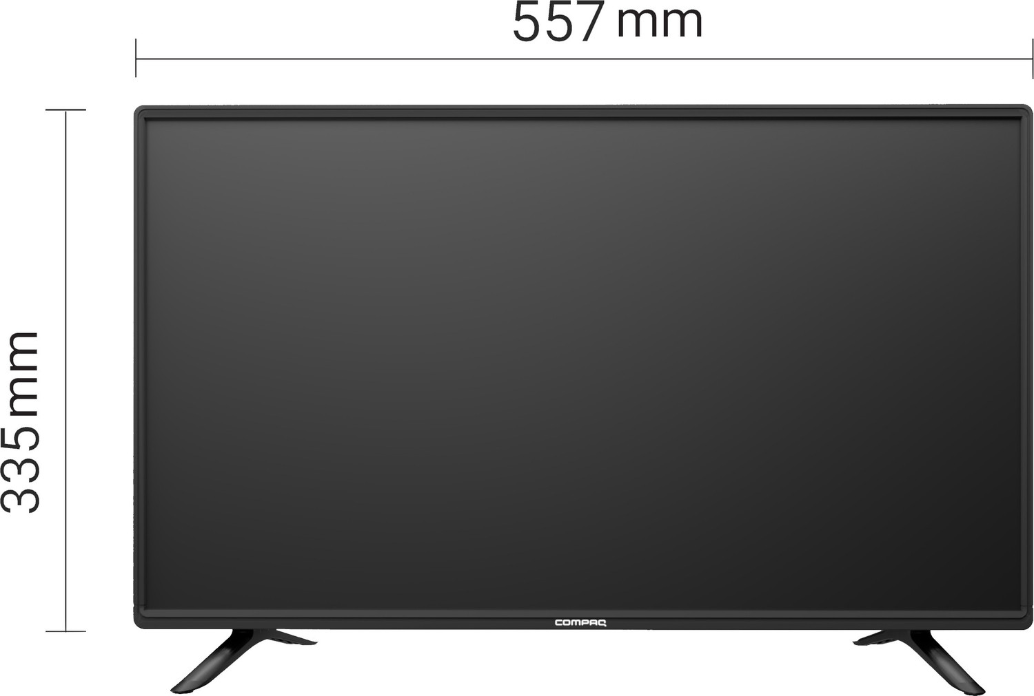 Image of Compaq 60 cm (24 inch) HD Ready LED TV with Wide Viewing Angle , CInema Zoom , 5 Sound Modes, Powerful Speakers, Noise Reduction