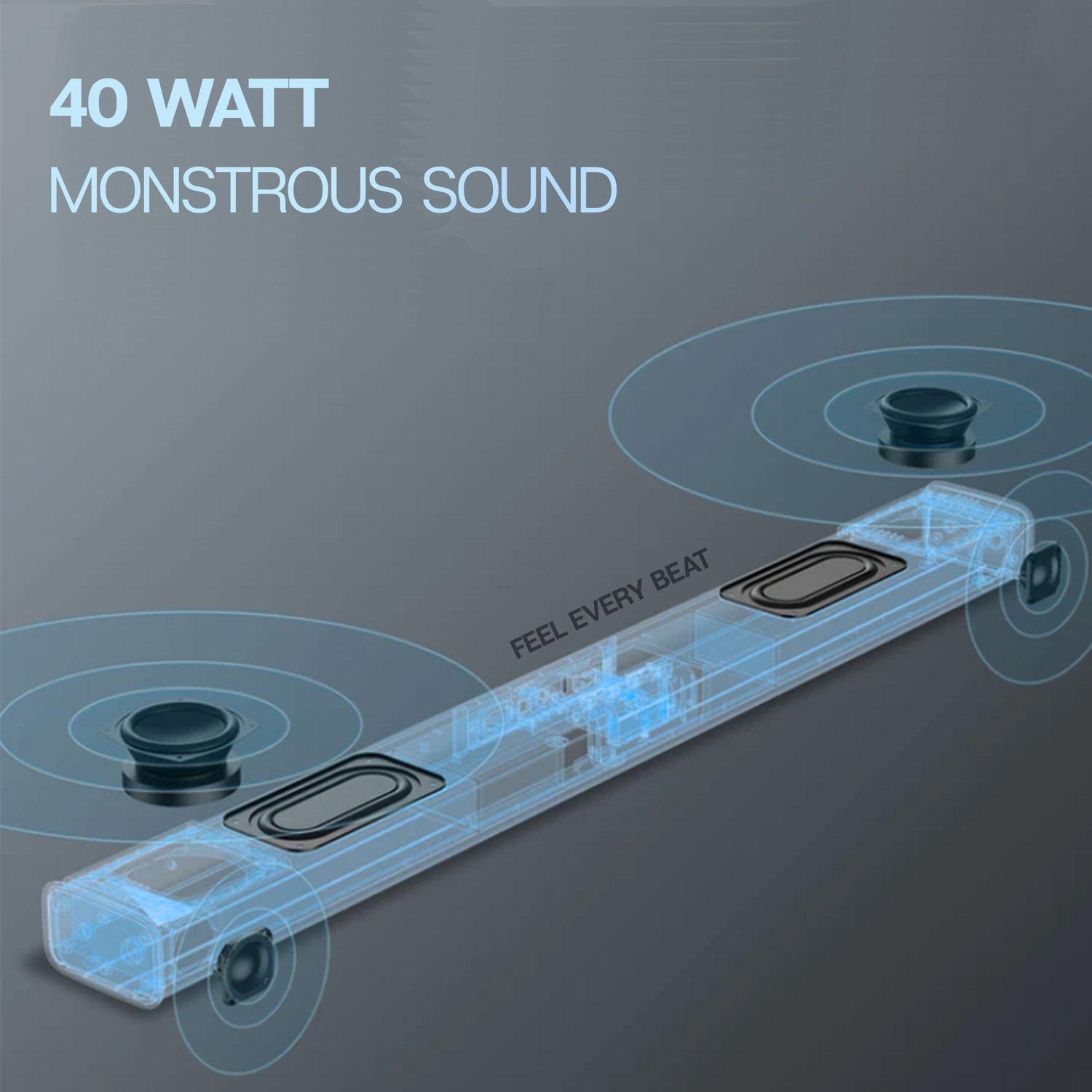 Image of Dyanora Sigma 108 cm (43 inch) Full HD LED Smart Linux TV with 40 Watt Box Speakers & Bezel-Less Design