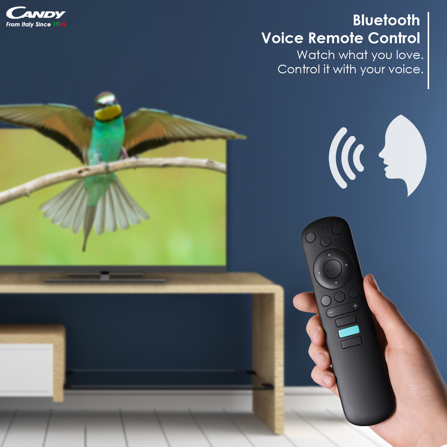 Image of CANDY 127 cm (50 inch) QLED Ultra HD (4K) Smart Google TV with Dolby Atmos & Dolby Vision (CA5060CQLED)