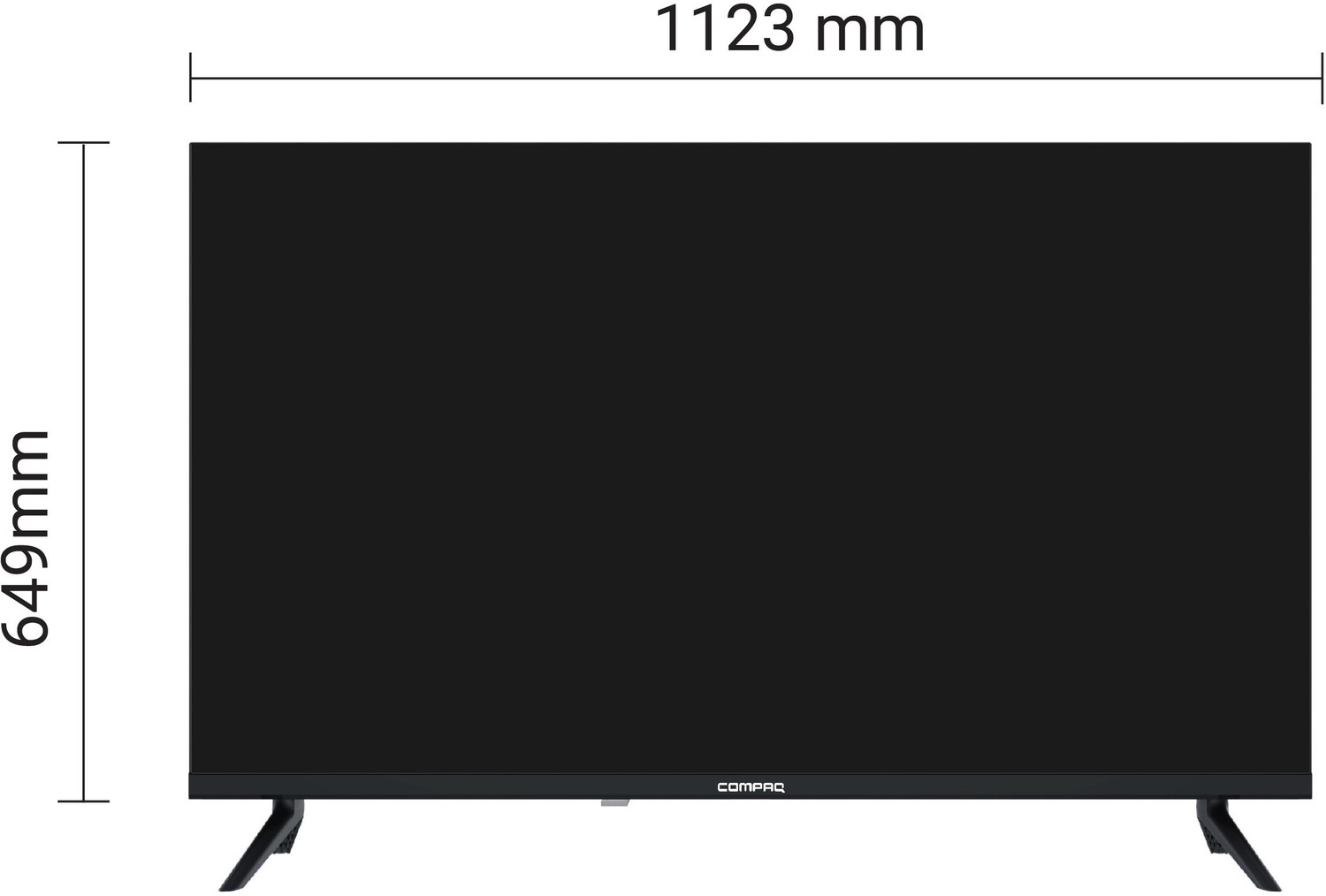 Image of Compaq 127 cm (50 inch) Ultra HD (4K) LED Smart Android TV (CQ5000UHDAB)