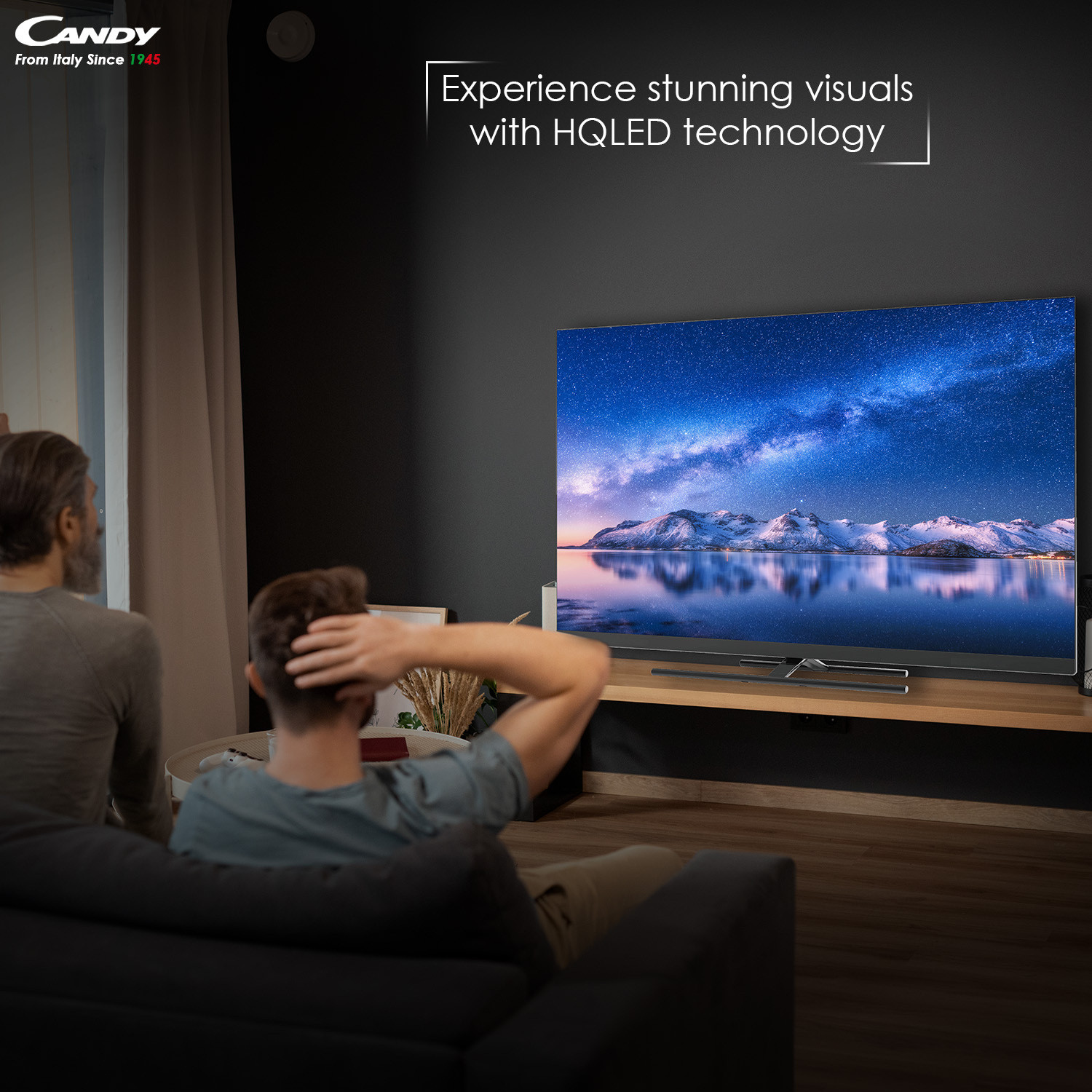 Image of CANDY 165 cm (65 inch) QLED Ultra HD (4K) Smart Google TV with Dolby Atmos & Dolby Vision