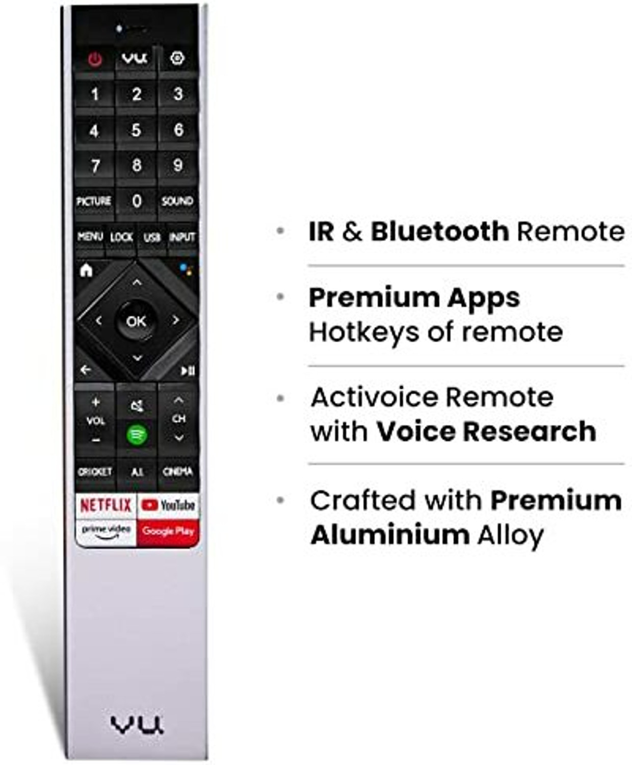 Image of Vu Masterpiece Glo 189 cm (75 inch) QLED Ultra HD (4K) Smart Android TV with 3 Years warranty