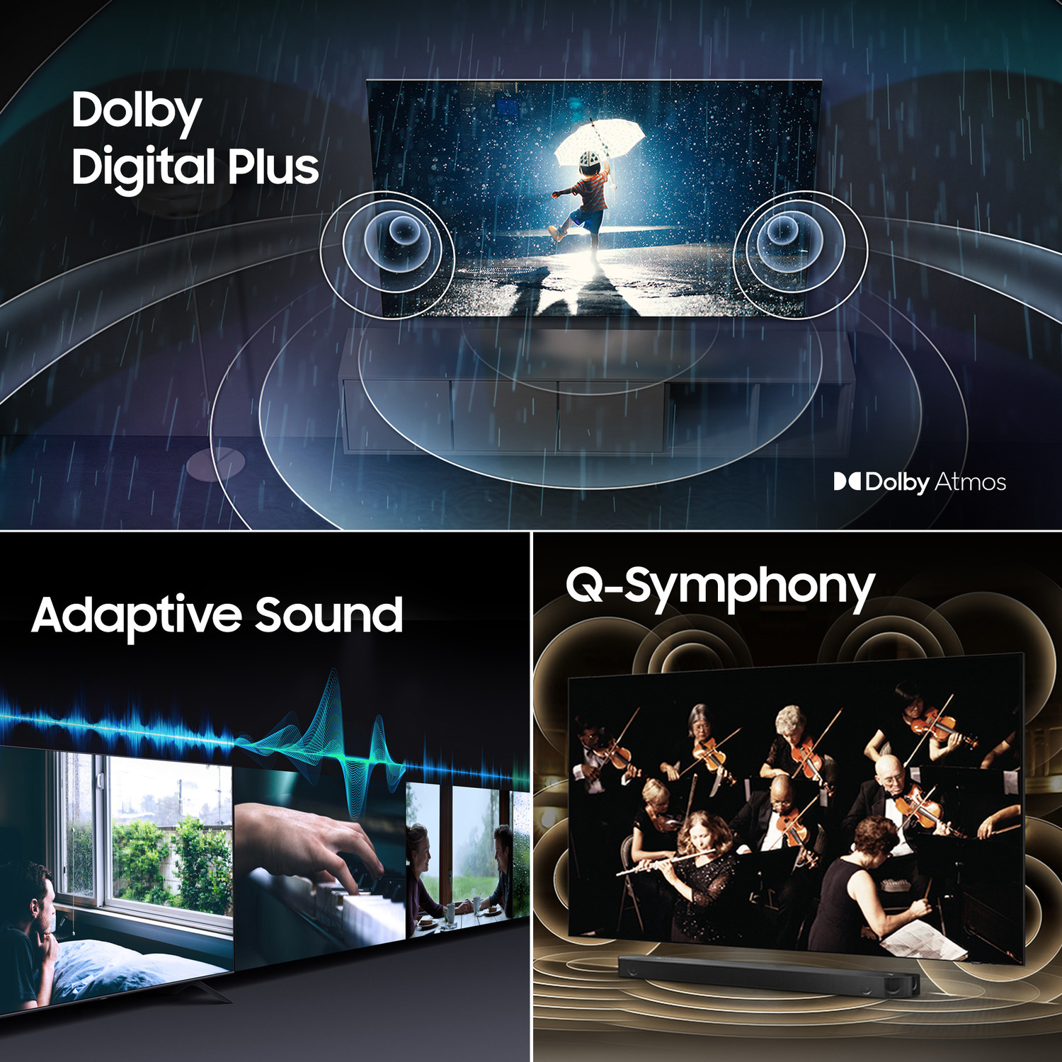 Image of Samsung AUE60 138 cm (55 inch) Ultra HD (4K) LED Smart Tizen TV