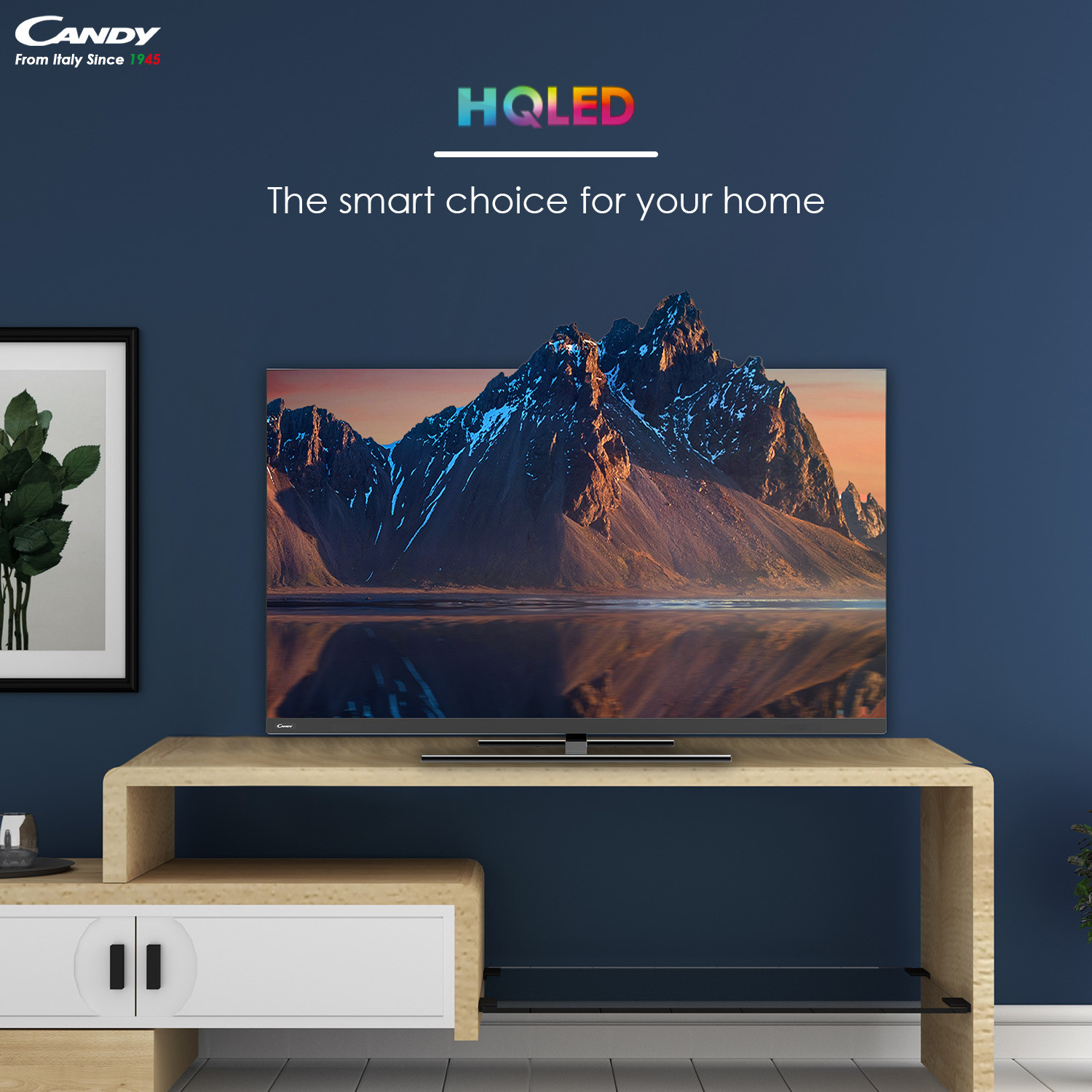 Image of CANDY 139 cm (55 inch) QLED Ultra HD (4K) Smart Google TV with Dolby Atmos & Dolby Vision