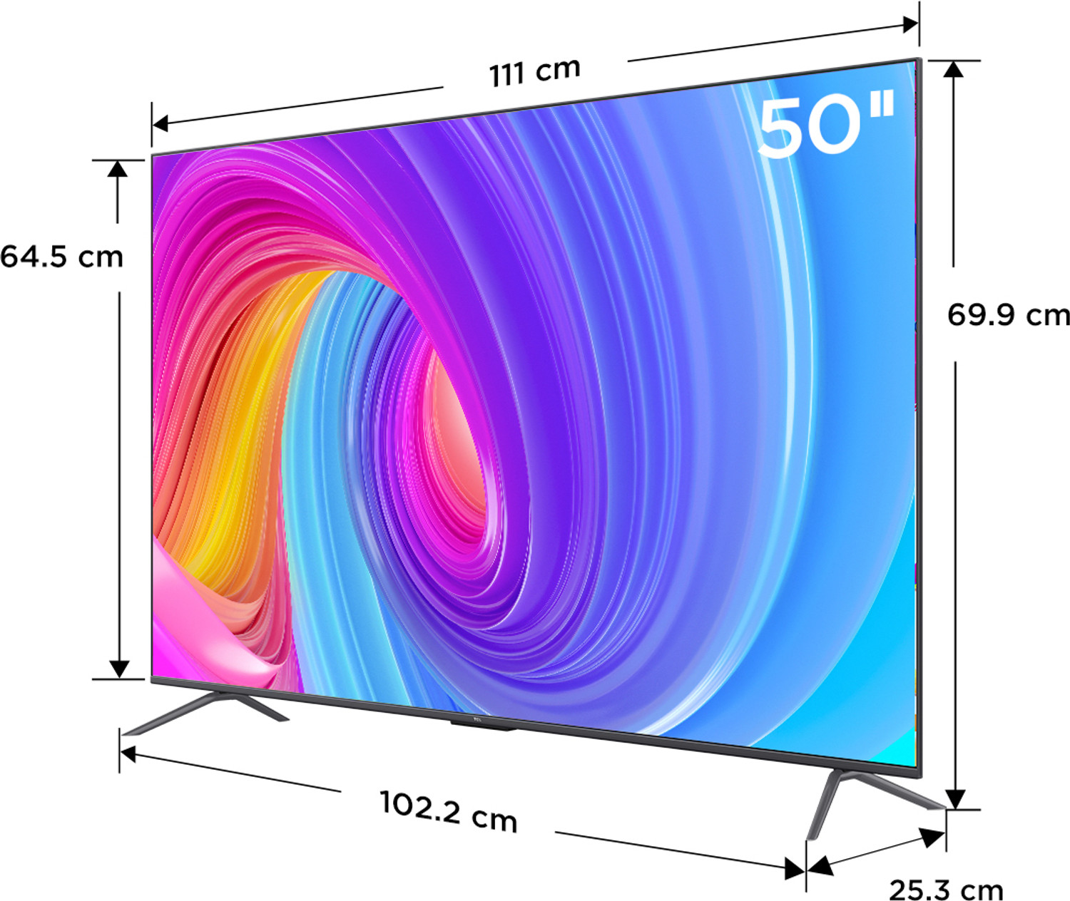 Image of TCL T6G 126 cm (50 inch) QLED Ultra HD (4K) Smart Google TV with Hands-Free Voice Control