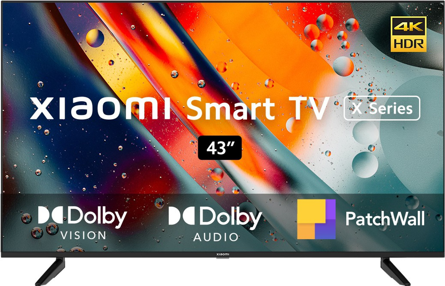 Image of XIAOMI X Series 108 cm (43 inch) Ultra HD (4K) LED Smart Android TV with 4K Dolby Vision | HDR10 | HLG | Dolby Audio | DTS: Virtual X | DTS-HD | Vivid Picture Engine