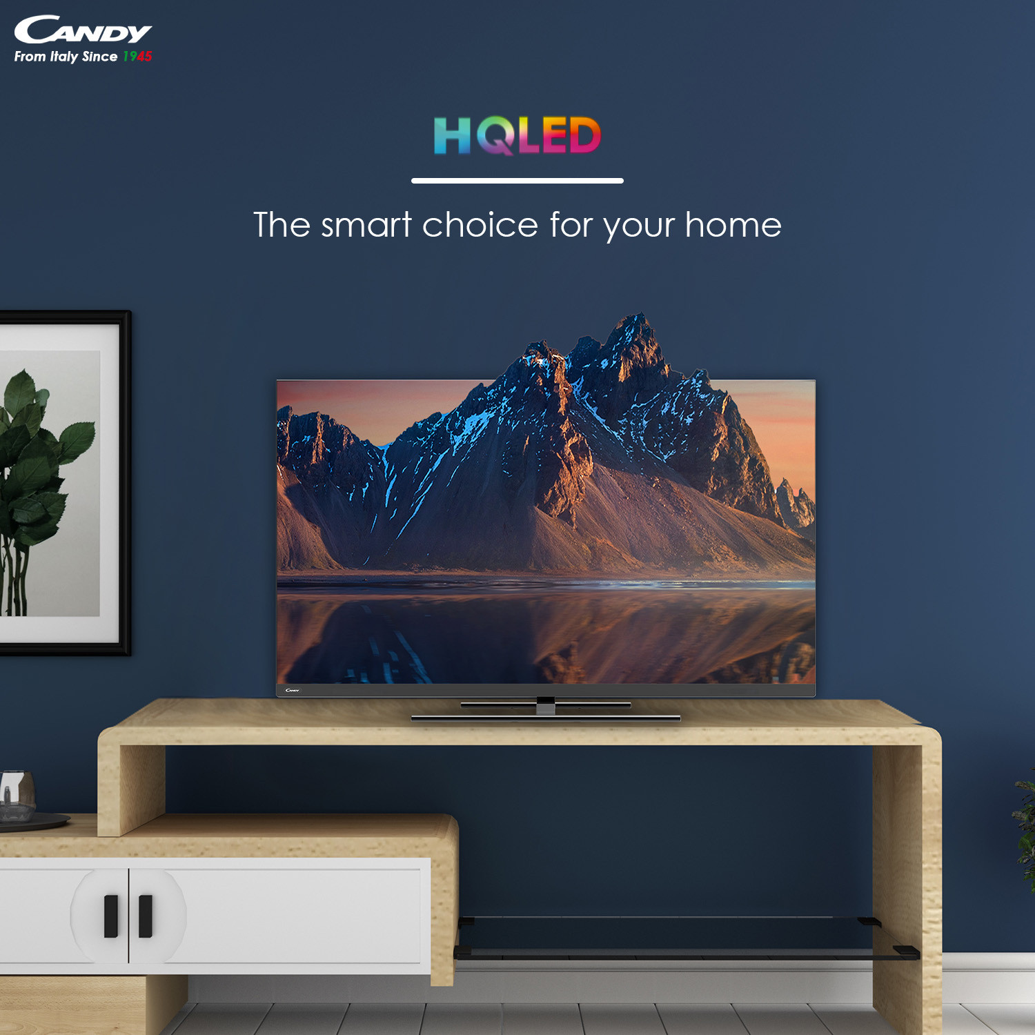 Image of CANDY 127 cm (50 inch) QLED Ultra HD (4K) Smart Google TV with Dolby Atmos & Dolby Vision (CA5060CQLED)