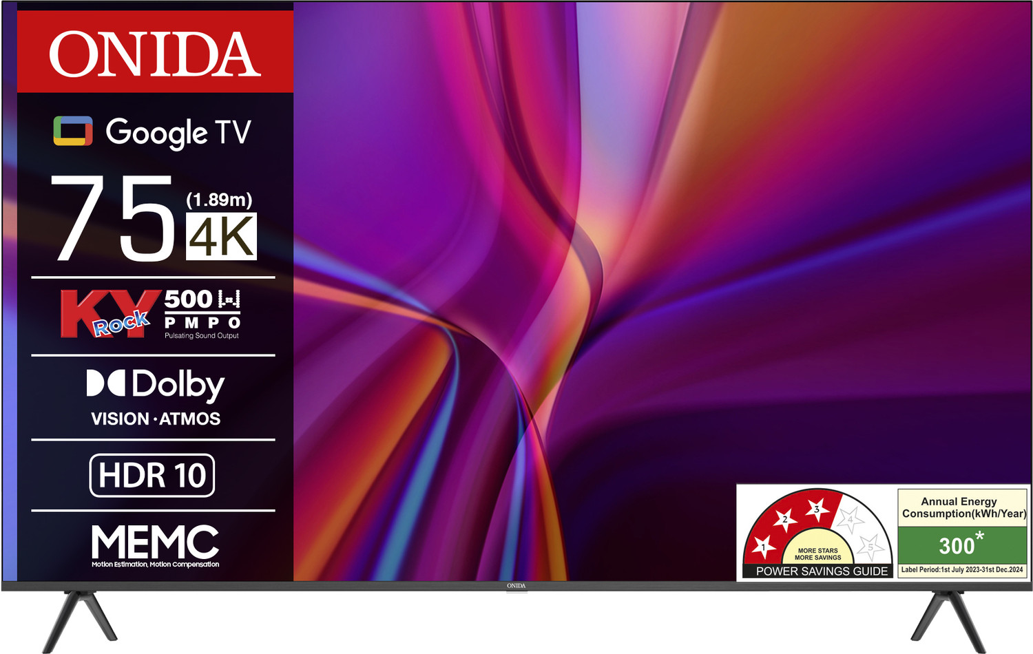 Image of ONIDA 189 cm (75 inch) Ultra HD (4K) LED Smart Google TV (75UIG-R)