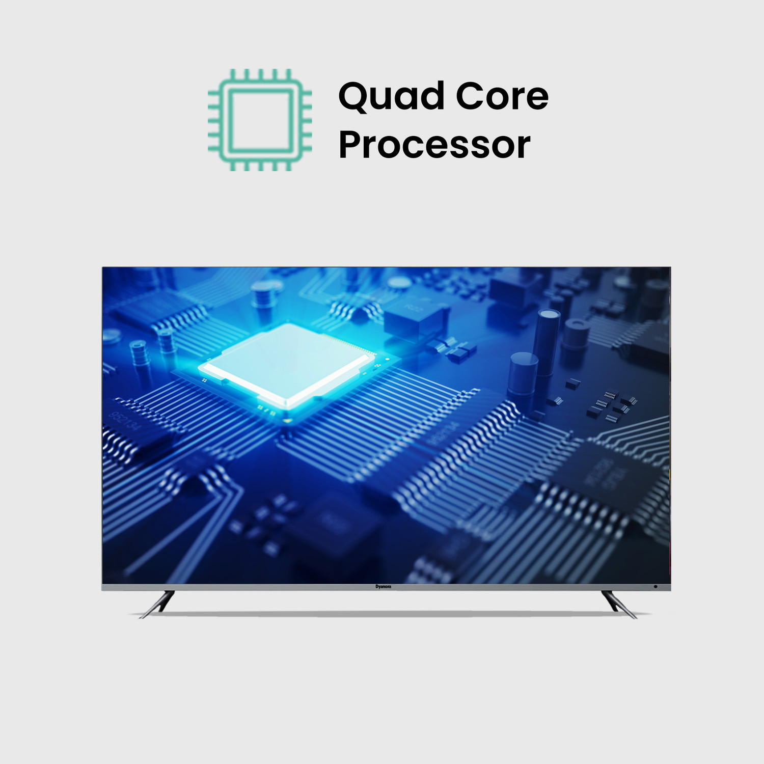 Image of Dyanora Sigma 80 cm (32 Inch) HD Ready LED Smart Linux TV with 30 Watt Box Speakers & Bezel-Less Design (DY-LD32H4S)