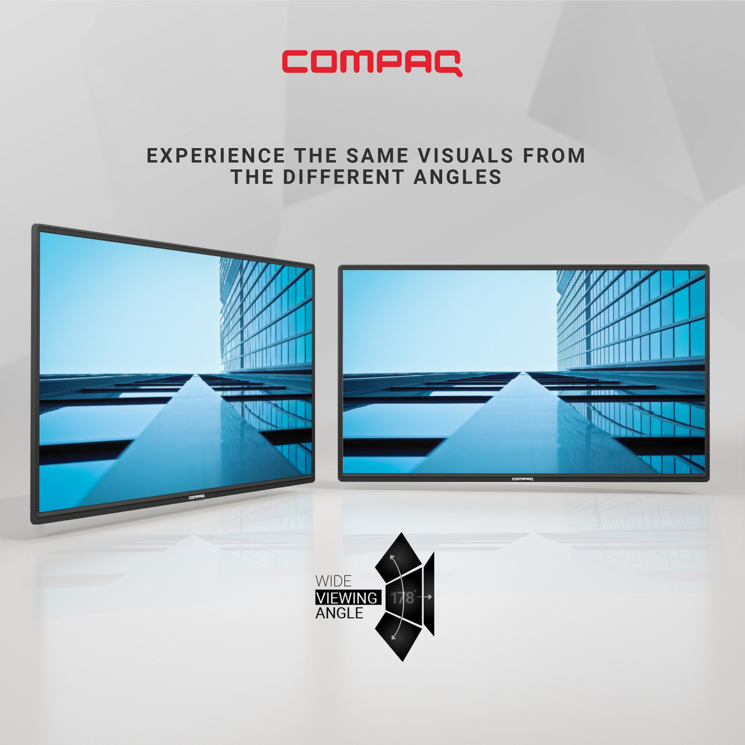 Image of Compaq 60 cm (24 inch) HD Ready LED TV with Wide Viewing Angle , CInema Zoom , 5 Sound Modes, Powerful Speakers, Noise Reduction