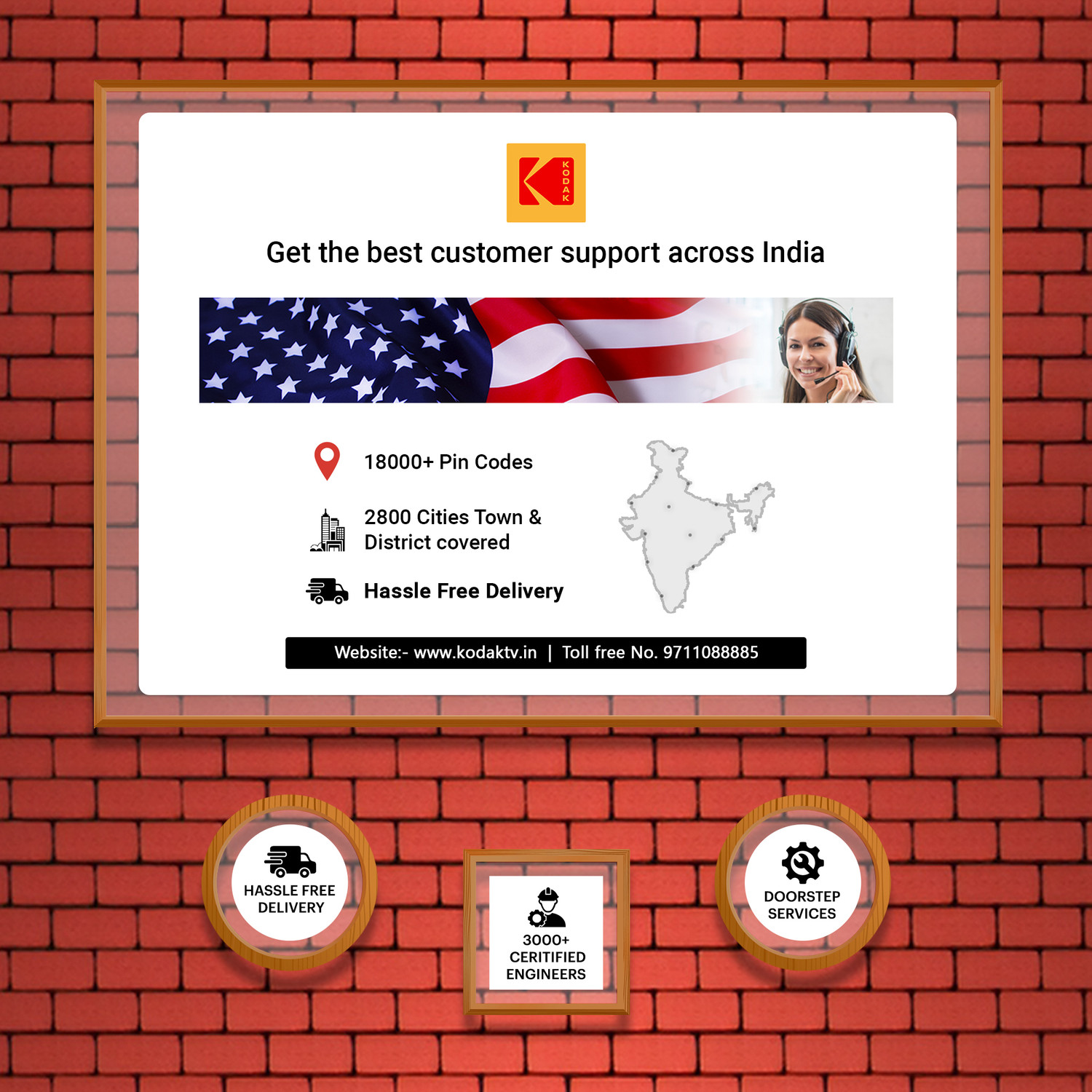 Image of KODAK 164 cm (65 inch) Ultra HD (4K) LED Smart Google TV with Dolby Atmos and Dolby Vision 65CAPRO5099 (65CAPRO5099)