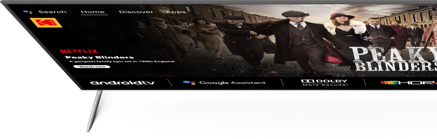 Image of KODAK CA Series 164 cm (65 inch) Ultra HD (4K) LED Smart Android TV with Dolby Digital Plus & DTS TruSurround (65CA0101)