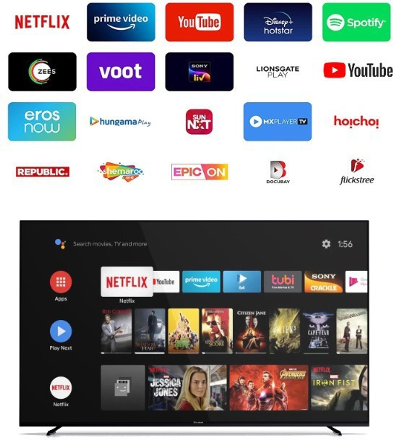 Image of TRUSENSE TS 3200 80 cm (32 inch) Full HD LED Smart Android TV