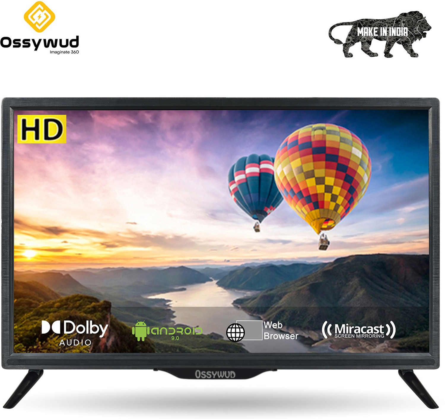 Image of Ossywud 60.96 cm (24 inch) HD Ready LED Smart Android Based TV