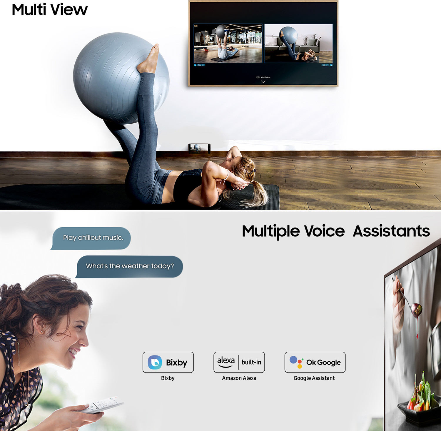 Image of Samsung The Frame 138 cm (55 inch) QLED Ultra HD (4K) Smart Tizen TV with Matte Display