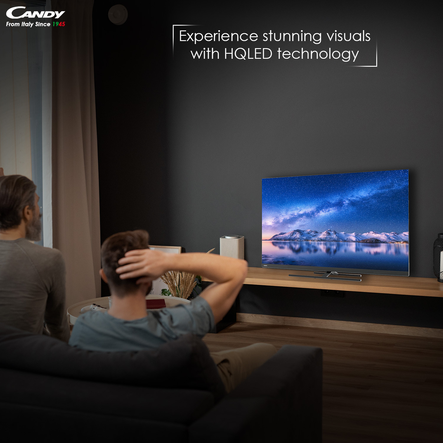 Image of CANDY 127 cm (50 inch) QLED Ultra HD (4K) Smart Google TV with Dolby Atmos & Dolby Vision (CA5060CQLED)