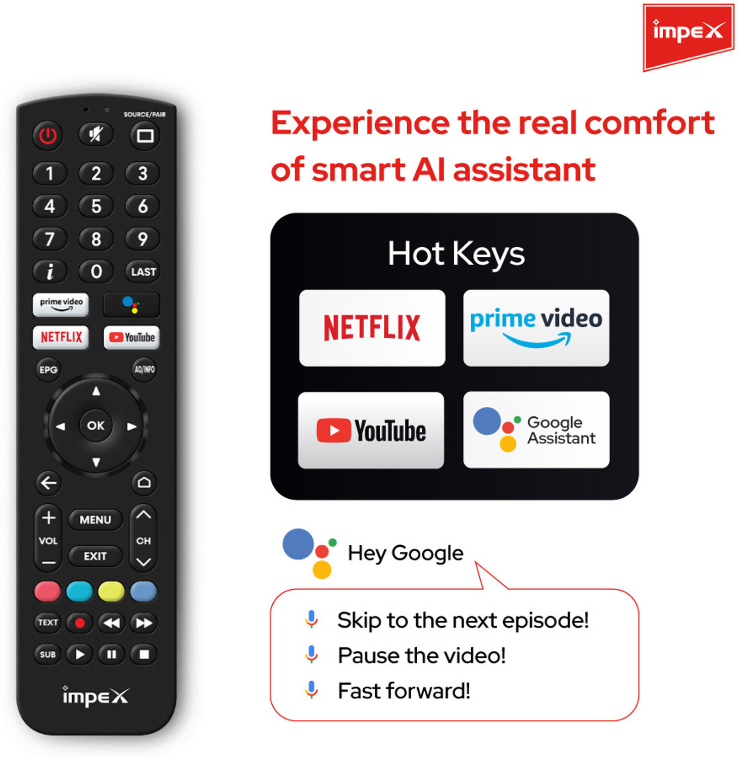 Image of IMPEX 102 cm (40 inch) HD Ready LED Smart TV