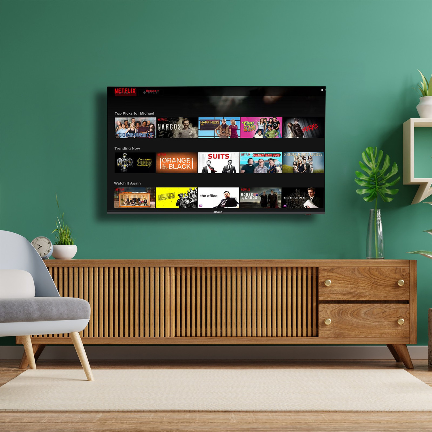 Image of Ossywud 80 cm (32 inch) HD Ready LED Smart Android Based TV