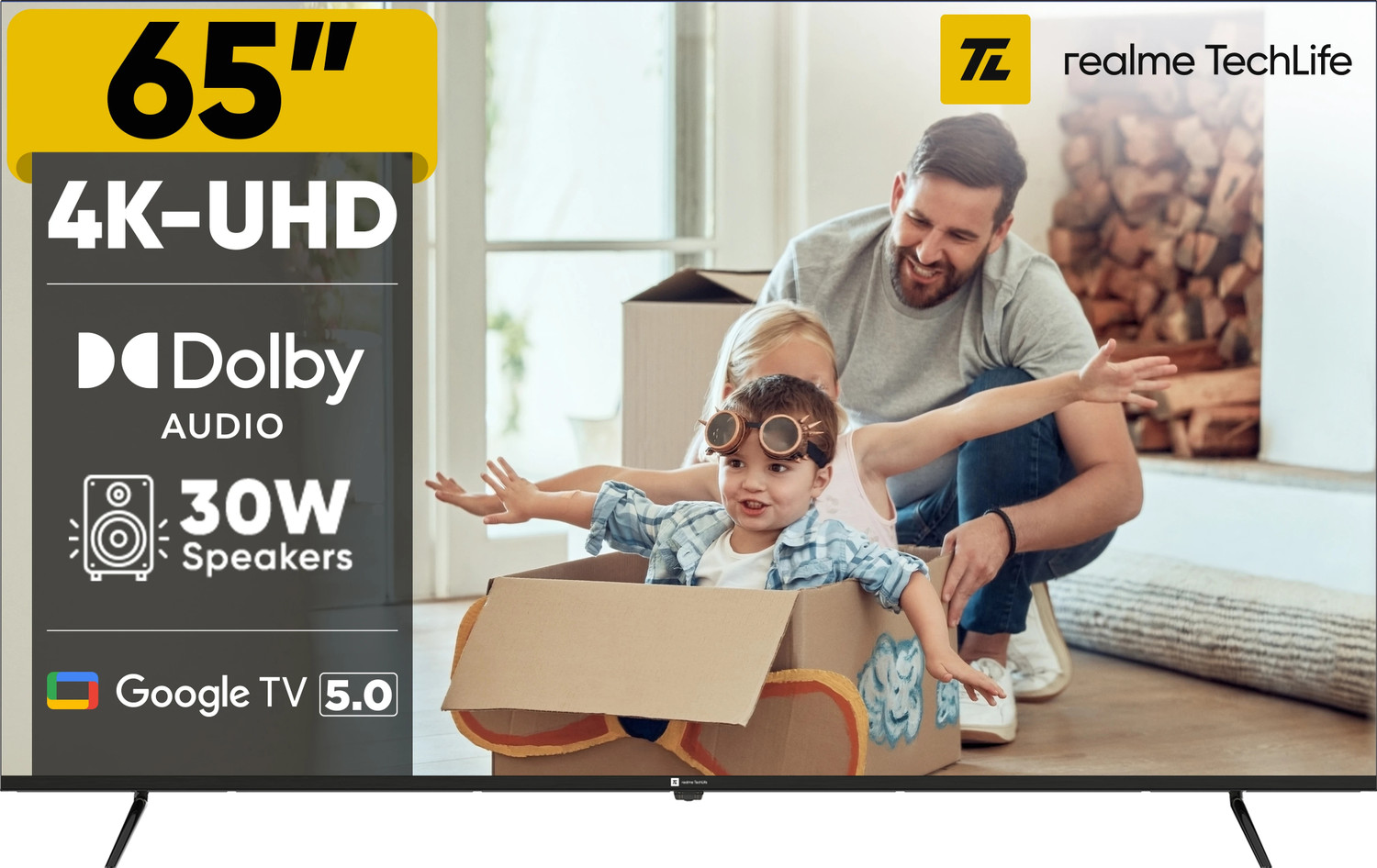 Image of ONIDA 189 cm (75 inch) Ultra HD (4K) LED Smart Google TV (75UIG-R)