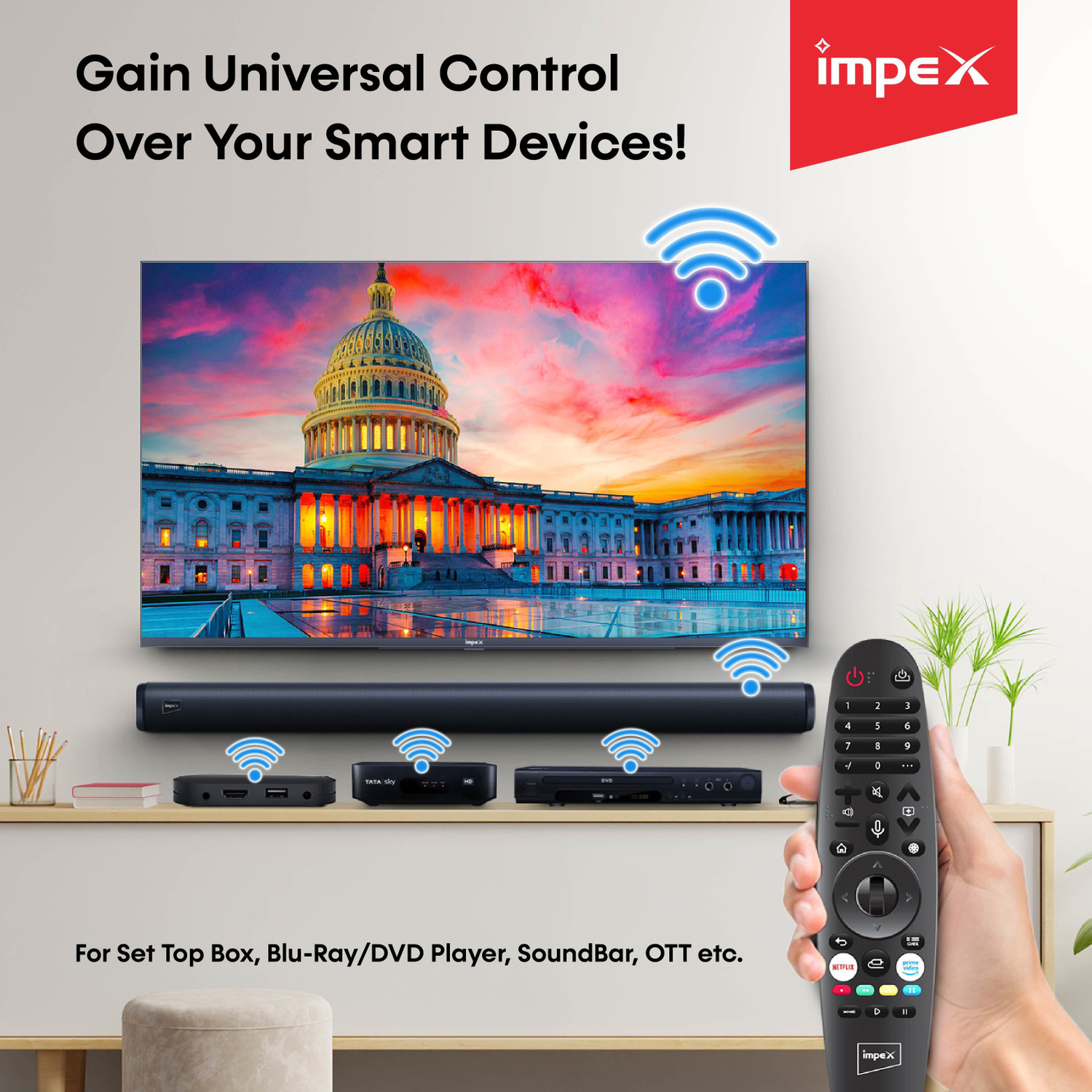 Image of IMPEX FIESTA Dolby Audio 139 cm (55 inch) Ultra HD (4K) LED Smart WebOS TV