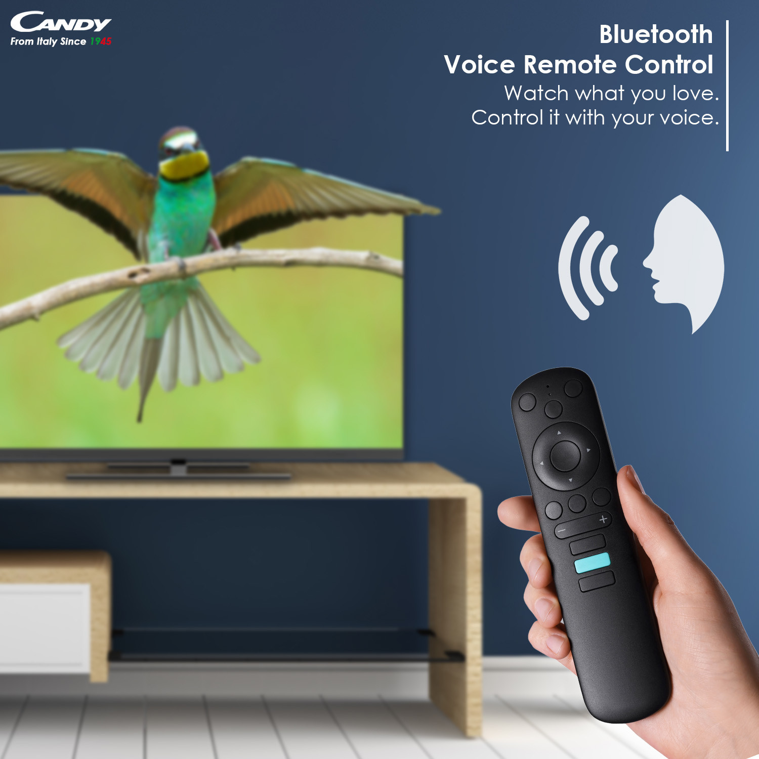 Image of CANDY 139 cm (55 inch) QLED Ultra HD (4K) Smart Google TV with Dolby Atmos & Dolby Vision