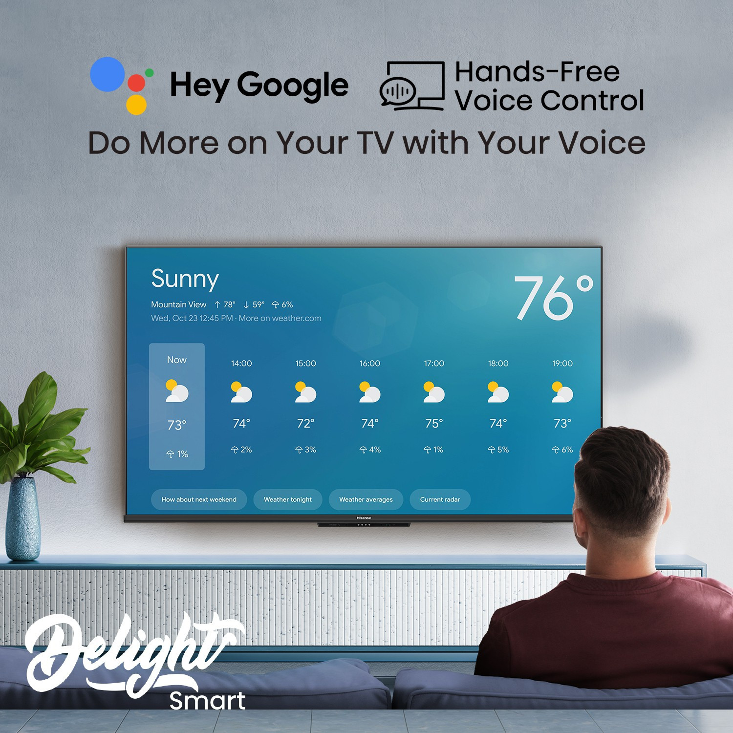 Image of Hisense A6H 108 cm (43 inch) Ultra HD (4K) LED Smart Google TV with Hands Free Voice Control, Dolby Vision and Atmos